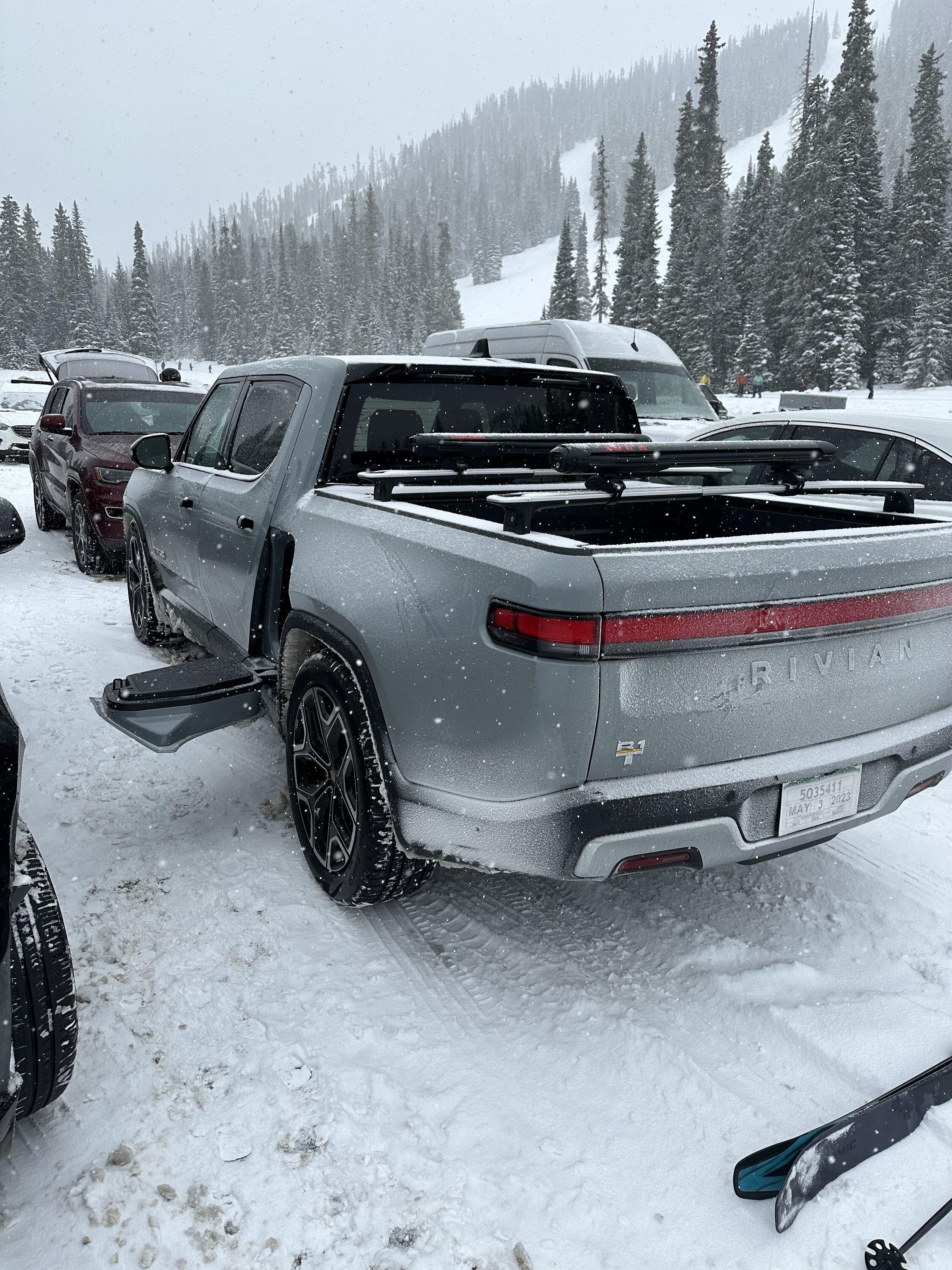 Rivian R1T R1S Snow Mode over alpine mountain pass in R1S -- worked well 8F751CA8-E0BD-43D0-A301-A90F8AFE22DF
