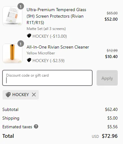 Rivian R1T R1S Best center screen cover? 1678581947868