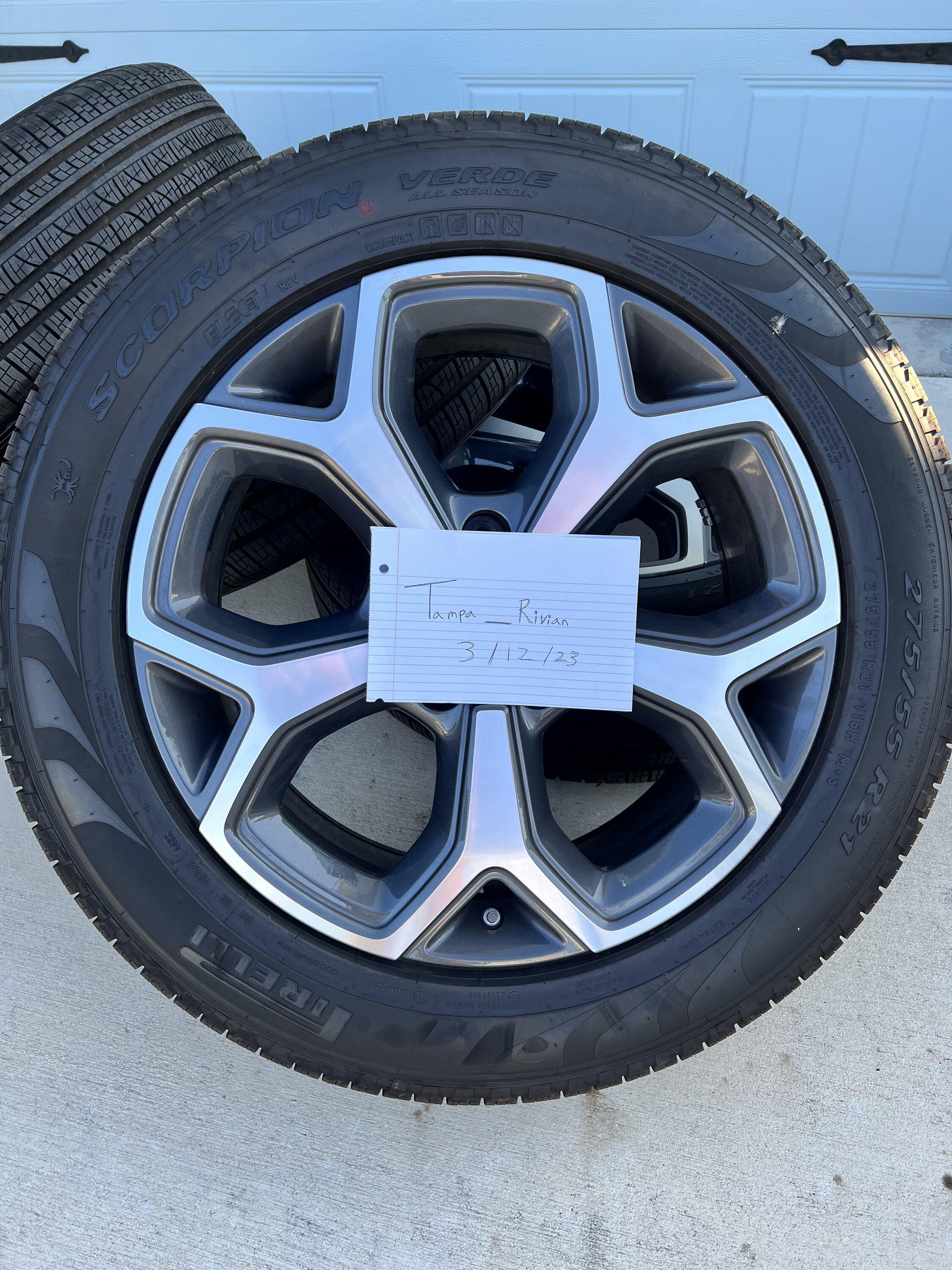 Rivian R1T R1S 21in Road Wheels/Tires Set or Spare $1500 obo 07EEAF35-A41C-47D0-816D-ACD9667DF4AD