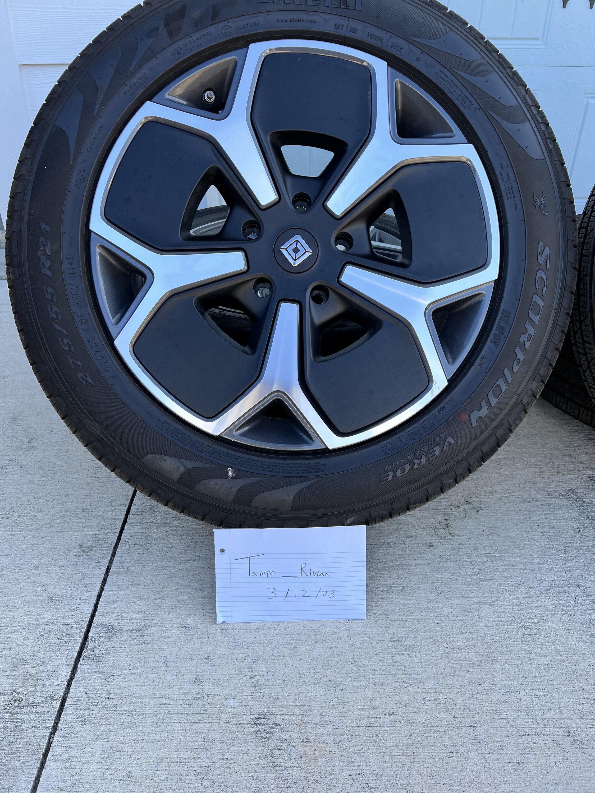 Rivian R1T R1S 21in Road Wheels/Tires Set or Spare $1500 obo A2E13A13-EE03-4427-8B1D-8ED9B325835F