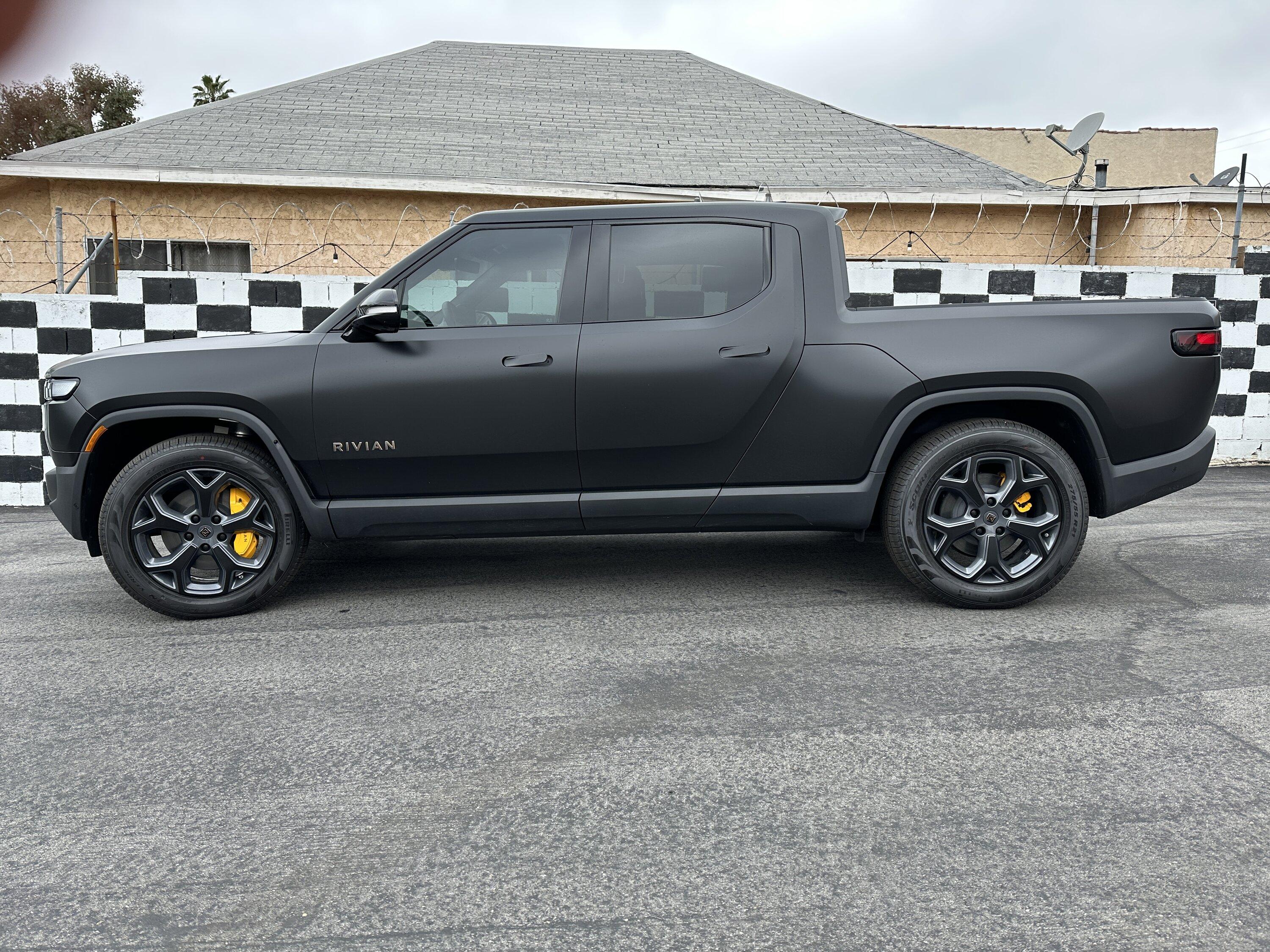 My Matte PPF Midnight Black R1T ? | Rivian Forum - R1T R1S R2 R3 News ...