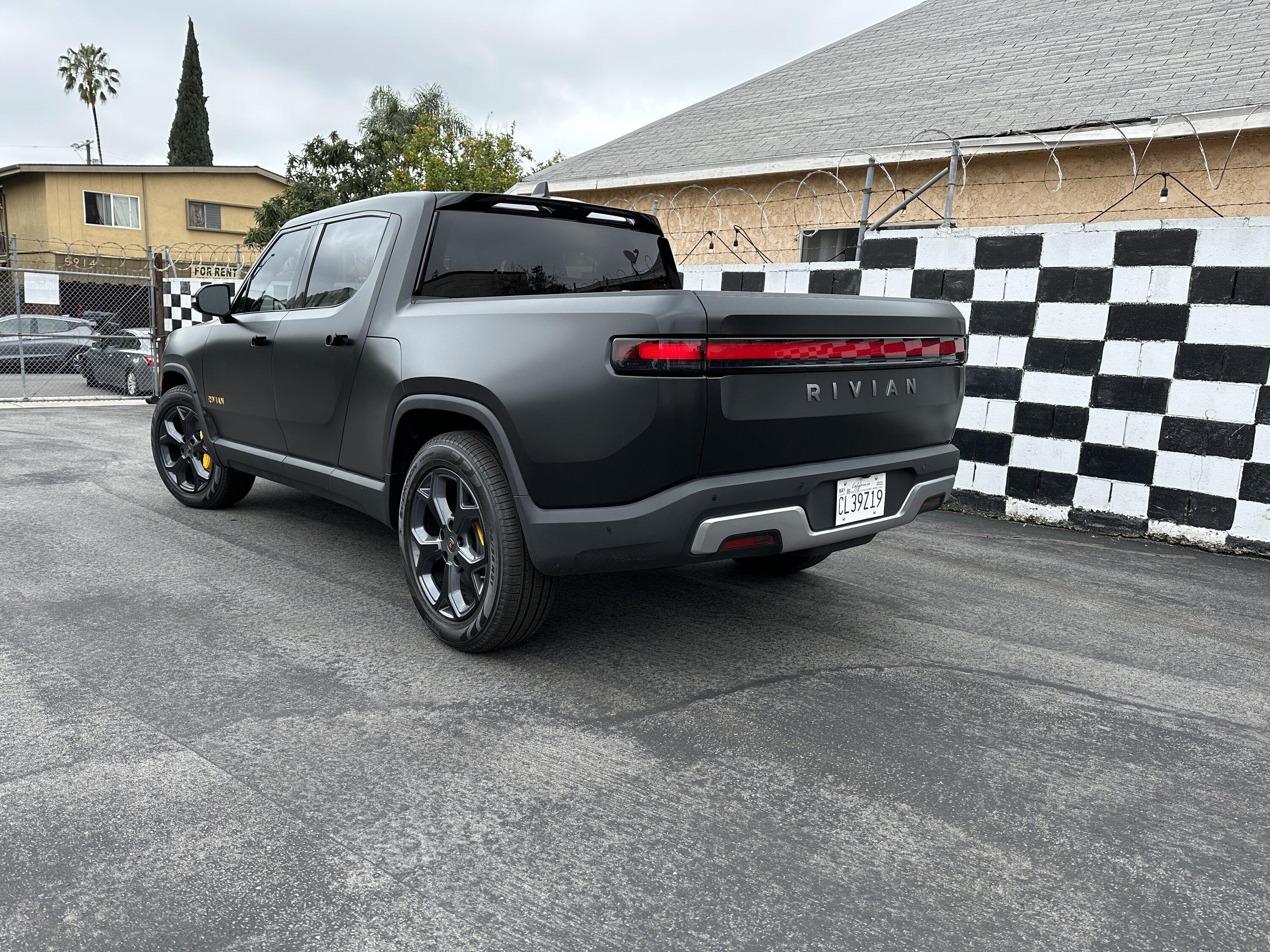 Rivian R1T R1S My Matte PPF Midnight Black R1T ? IMG_0426