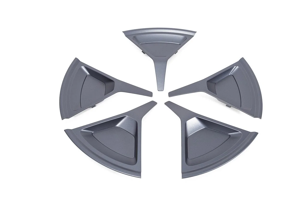 Rivian R1T R1S The first (and only) Aero Spoke Inserts for Rivian R1T / R1S 20" All-Terrain Wheels! 1ev-rivian-r1t-r1s-wheel-aero-cover-4