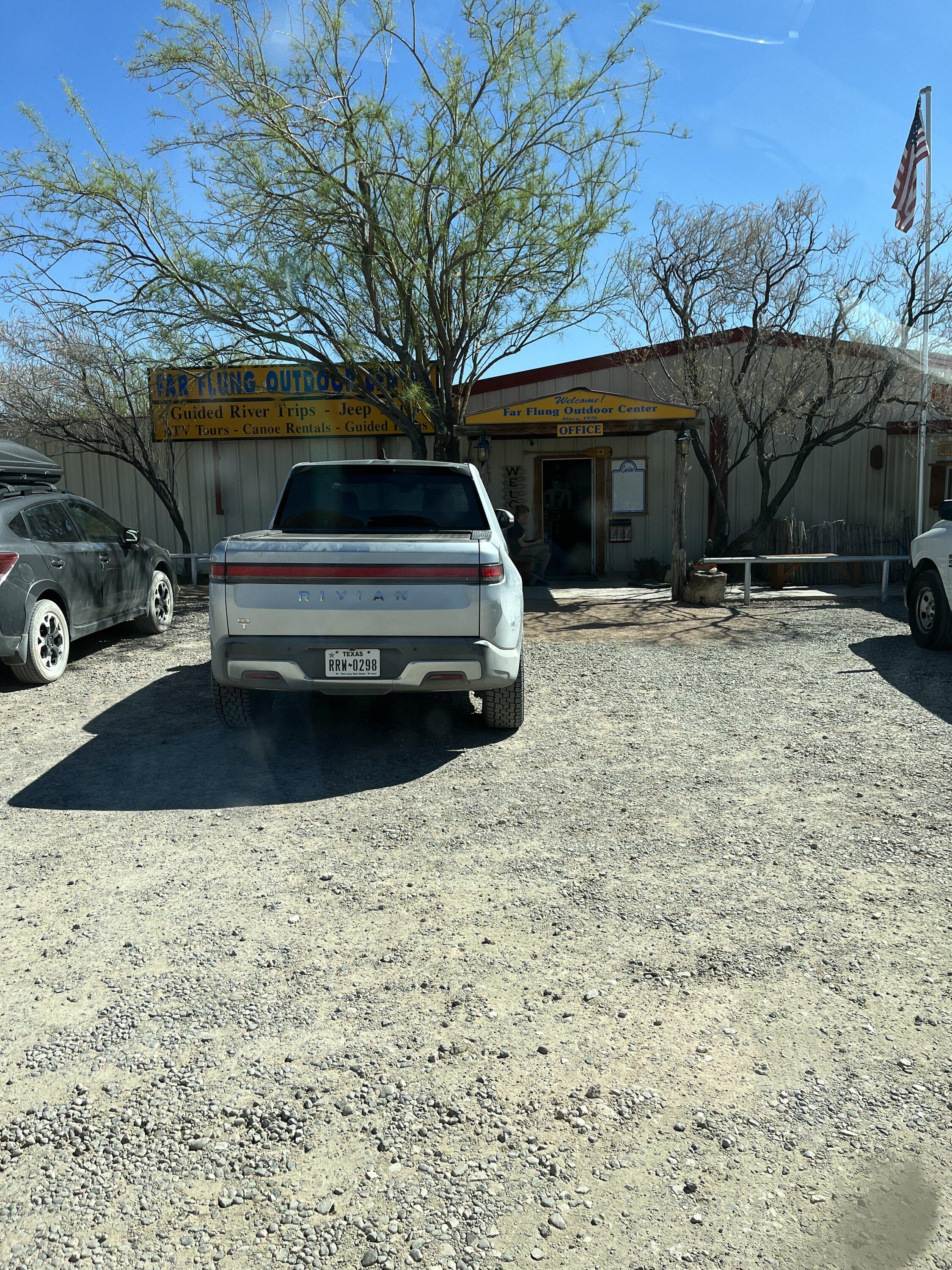 Rivian R1T R1S YOHB?  Silver Rivian in Terlingua, TX 2D08B9BC-D1B4-44E4-BE7E-A85B65589159