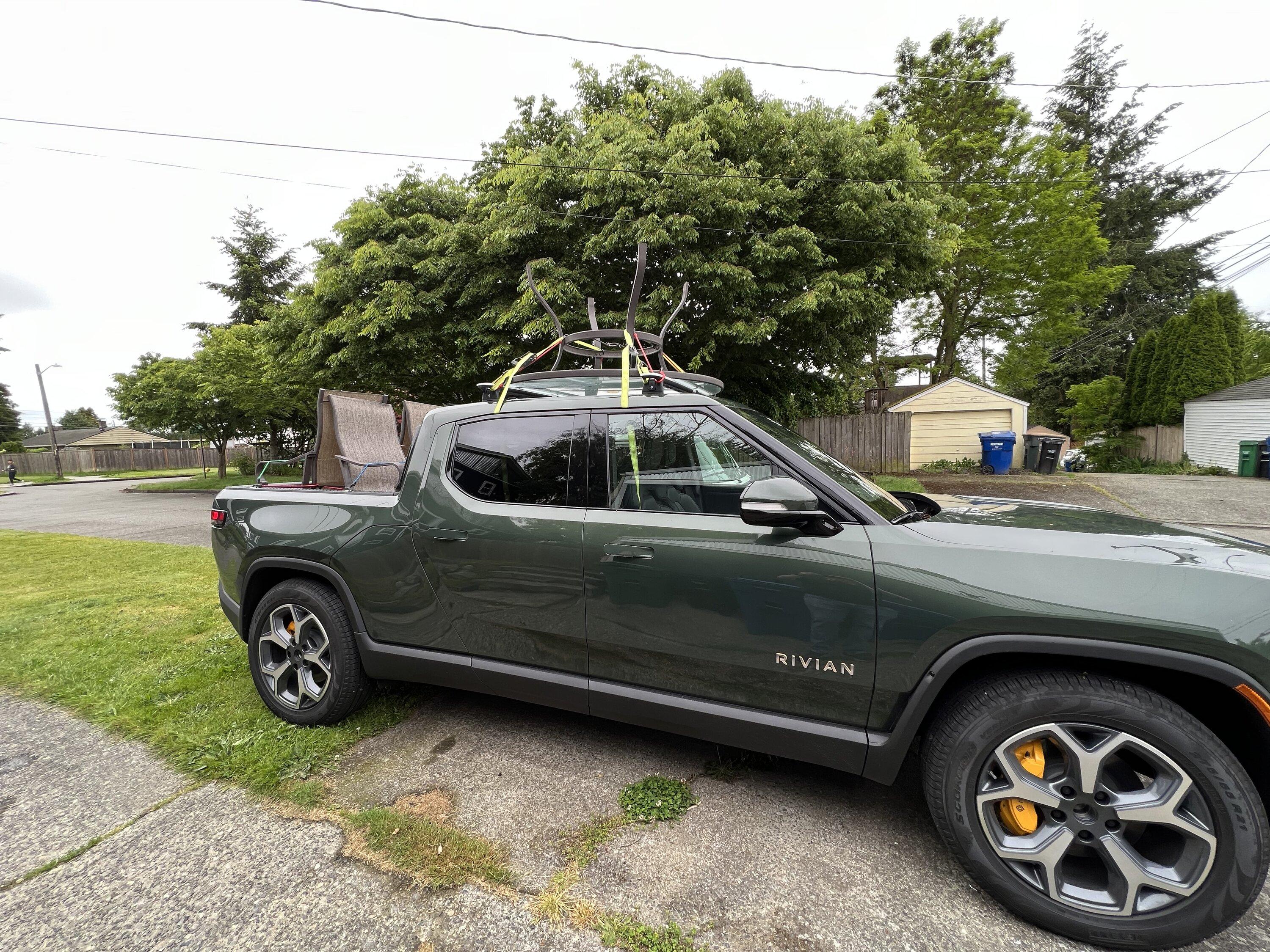 Rivian R1T R1S What do you use your R1T bed for?  (Picture Edition) IMG_4990