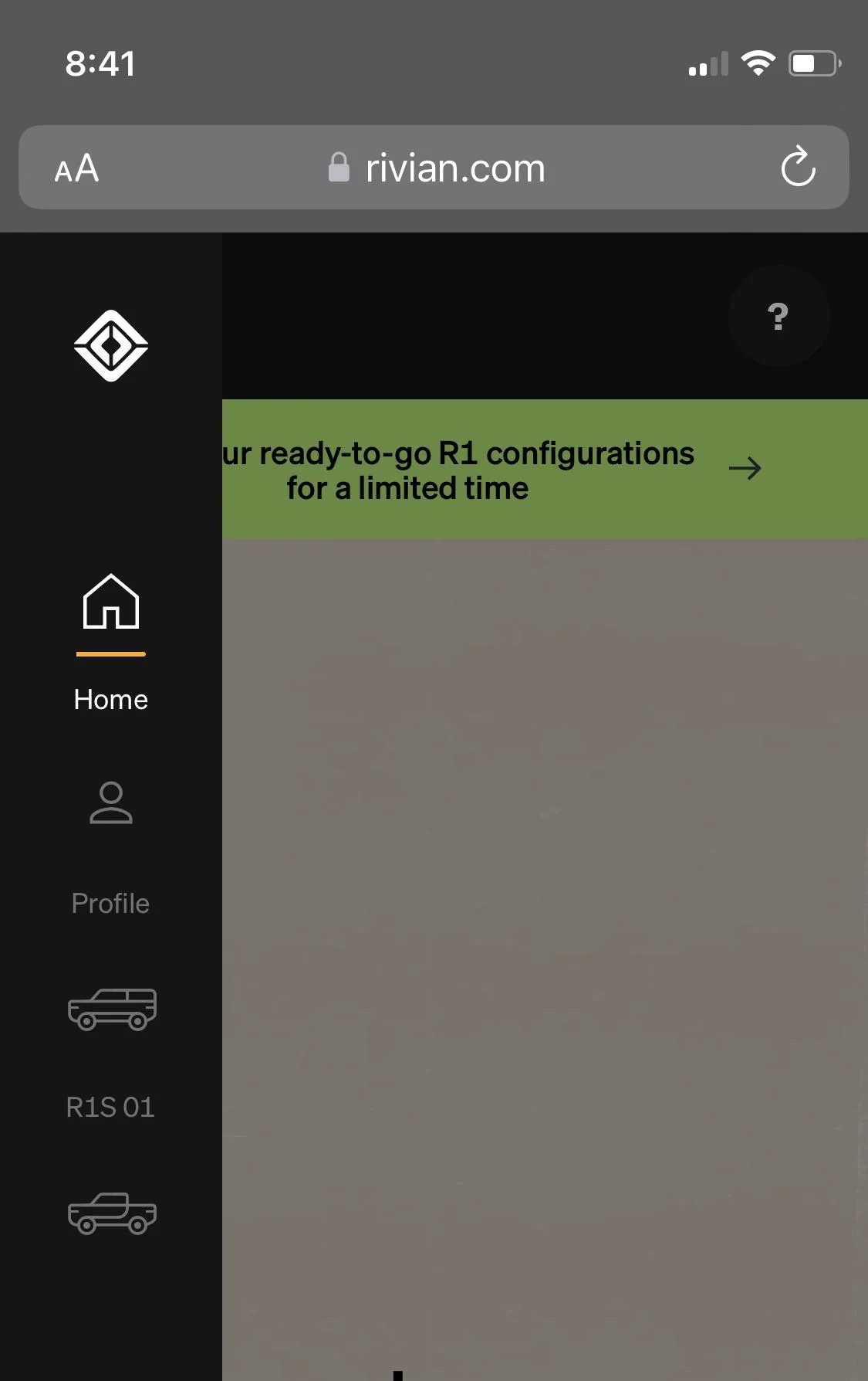 Rivian R1T R1S Broken R1 shop 04678B12-BDB1-4E4D-ACCD-3CD1ADF44BEE