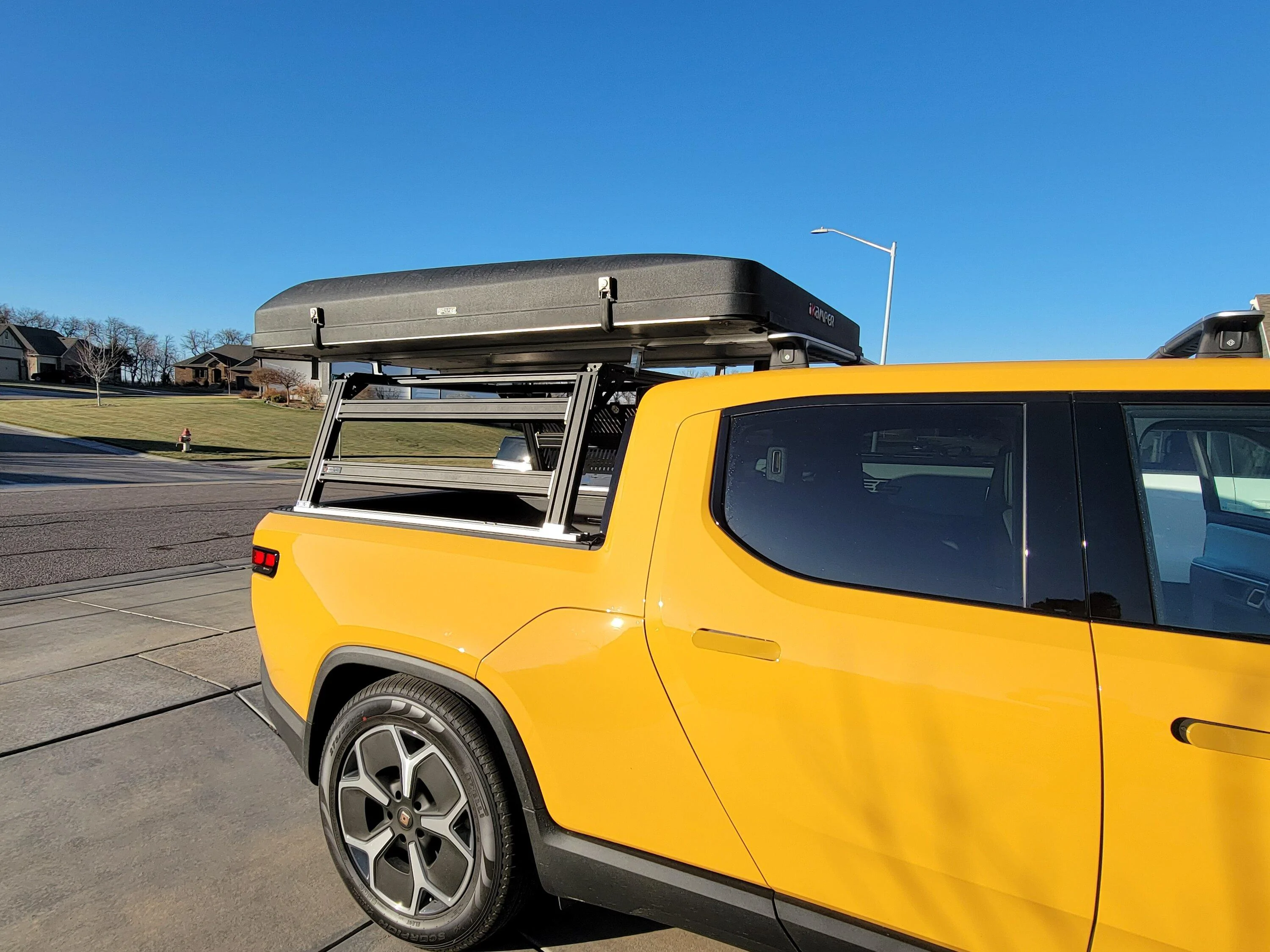 Rivian R1T R1S Bed Rack options from Xtrusion Overland 20230319_182353