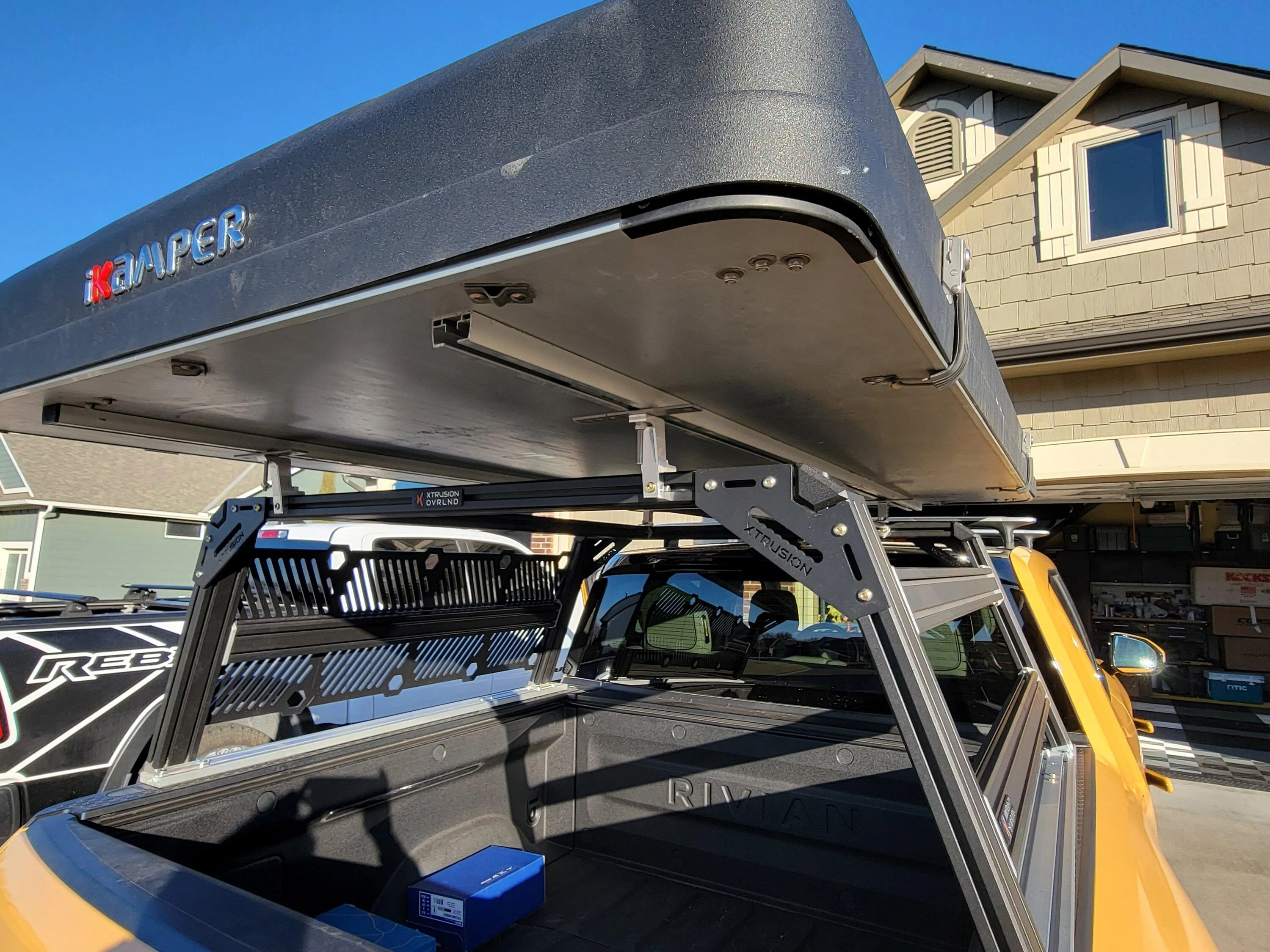 Rivian R1T R1S Bed Rack options from Xtrusion Overland 20230319_182423