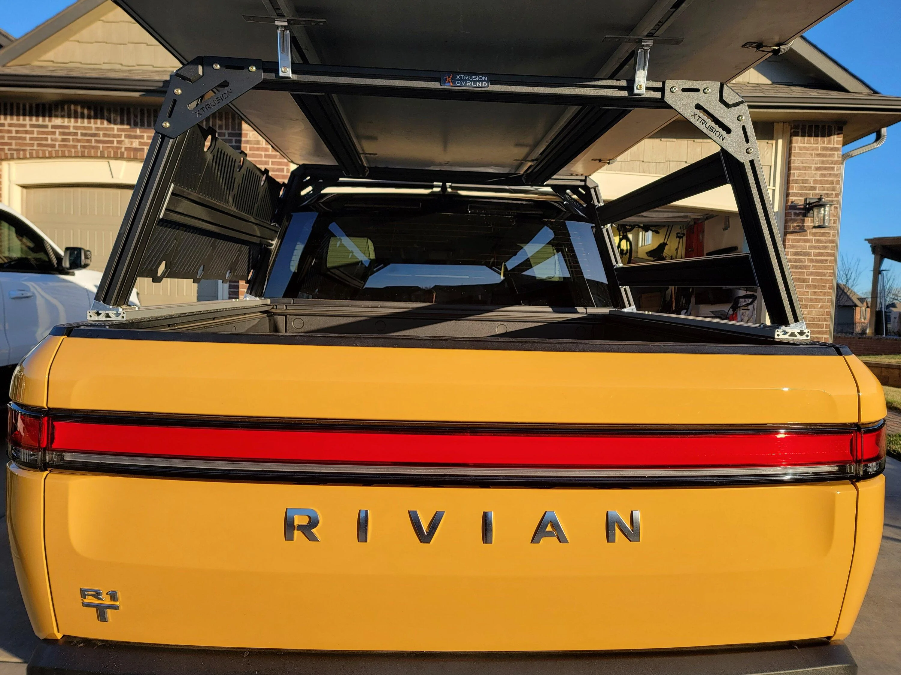 Rivian R1T R1S Bed Rack options from Xtrusion Overland 20230319_185047