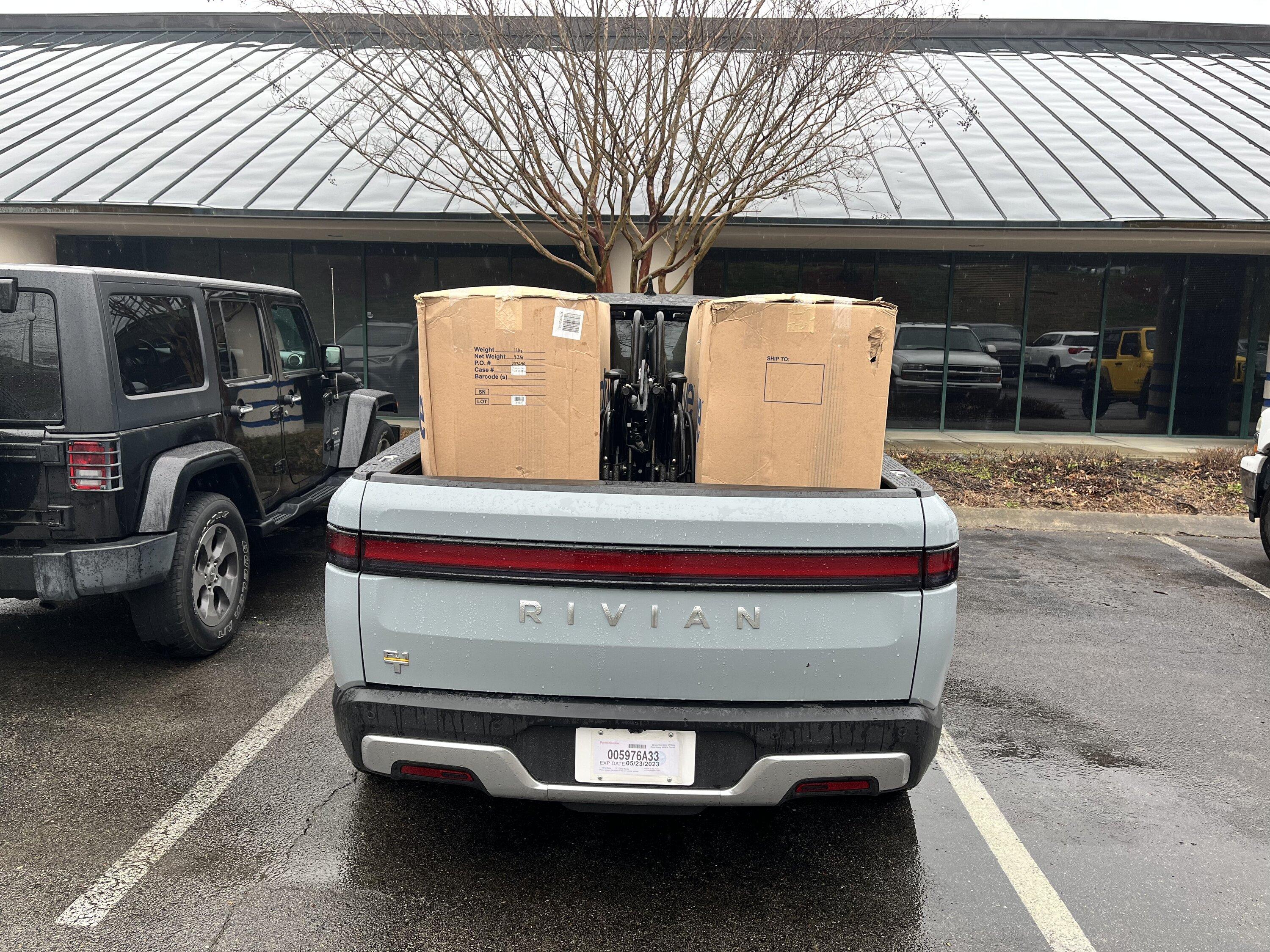 Rivian R1T R1S What do you use your R1T bed for?  (Picture Edition) D0D105F1-6562-4125-B15B-96FA9A0A8B0C