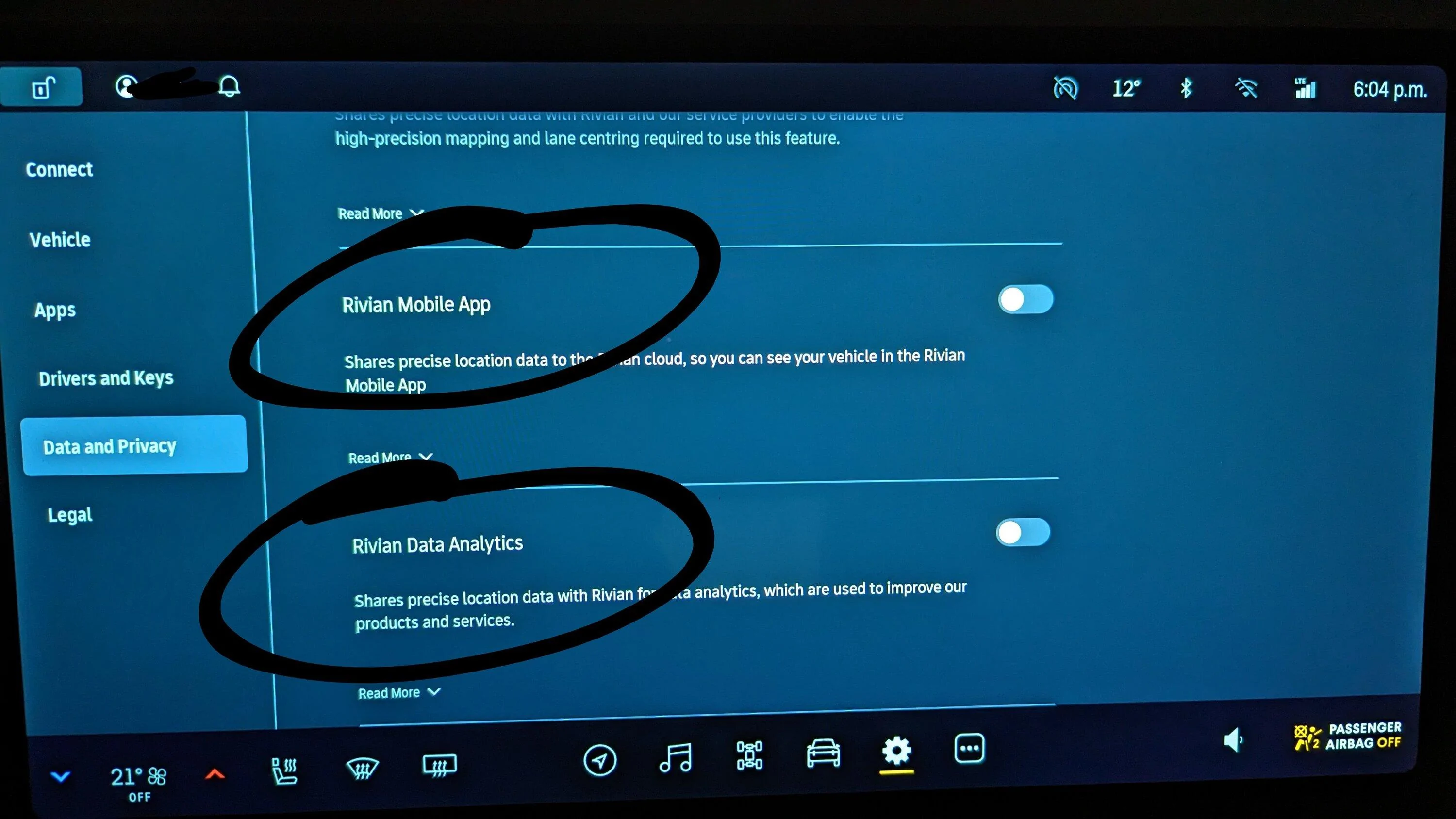 Rivian R1T R1S Vampire drain - what's the latest battery % loss people are getting? PXL_20230321_010456826~2