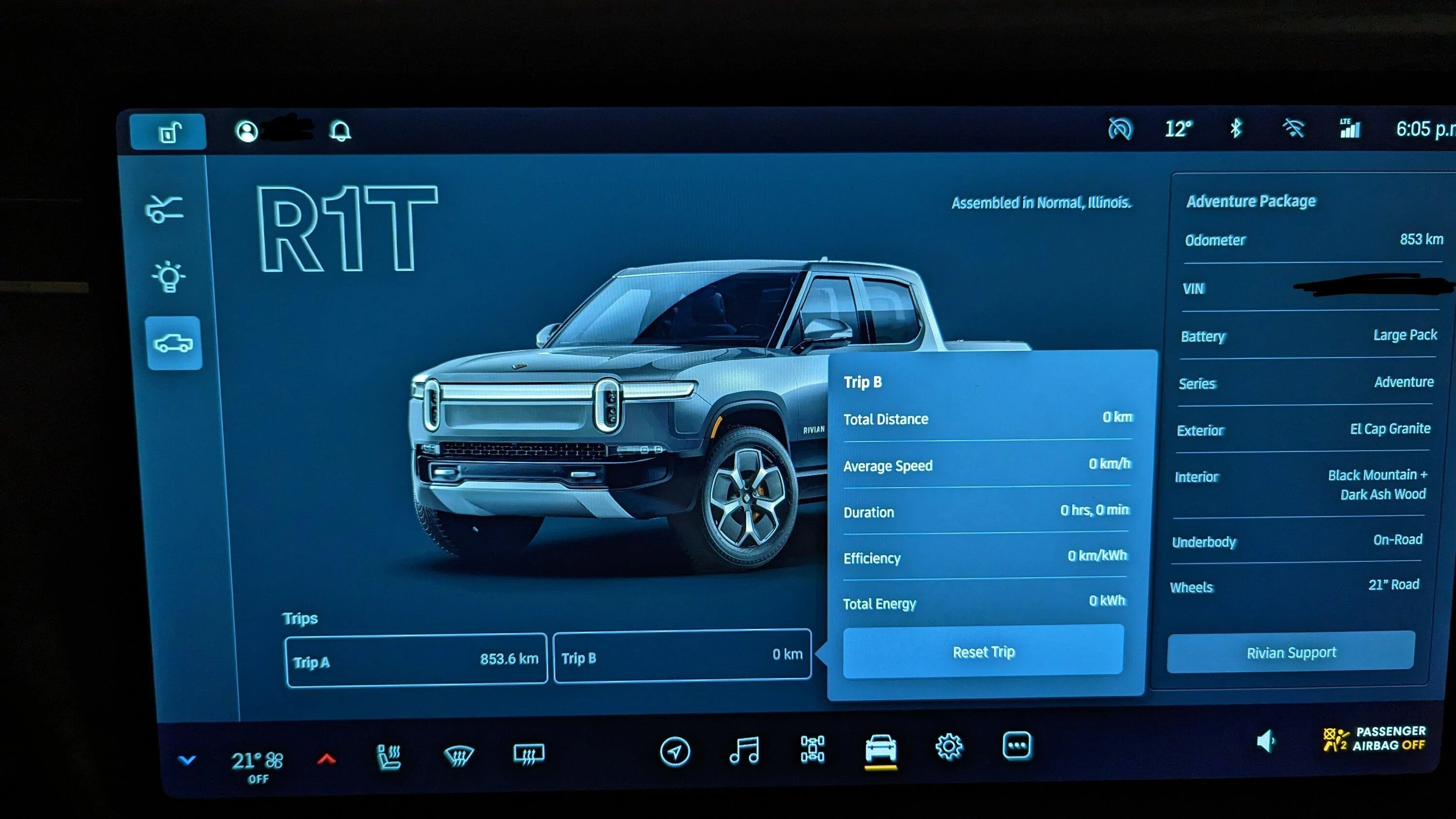 Rivian R1T R1S Vampire drain - what's the latest battery % loss people are getting? PXL_20230321_010507298~2