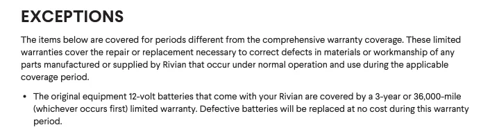 Rivian R1T R1S R1T 12v batteries dead 1679423194606