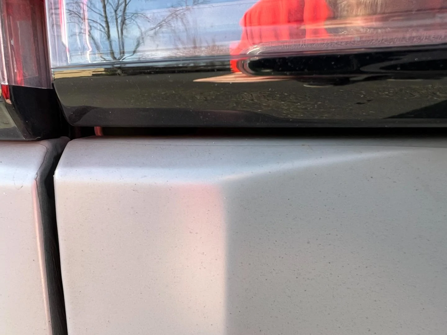 Rivian R1T R1S Poor Quality Stealth Satin PPF Clear Bra on Rivian R1T - Be Careful When Price Shopping BAD-poor-quality-rivian-r1t-xpel-stealth-redmond-clear-bra-ppf-paint-protection-film-12