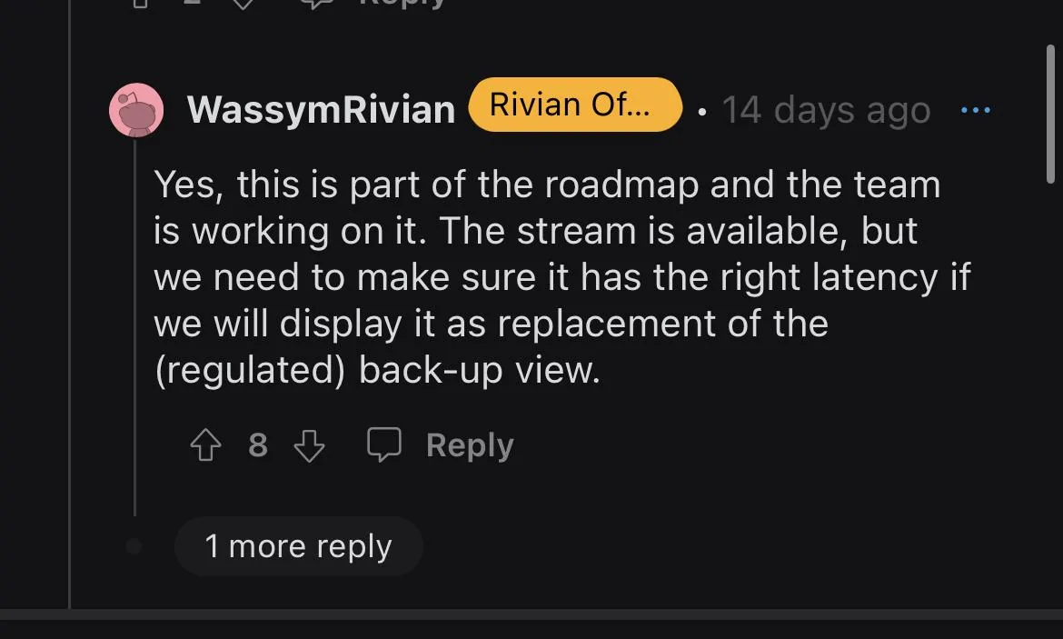 Rivian R1T R1S 2023.10.0 software update OTA released. Includes  Tesla Supercharger network option and 12v battery draining issue fix 58F5336C-410F-4FD7-9ADA-70402E920172