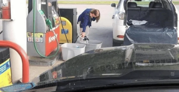 Rivian R1T R1S Am I turning into a Wuss? Uncomfortable with transporting gasoline in R1T bed 1679515601305