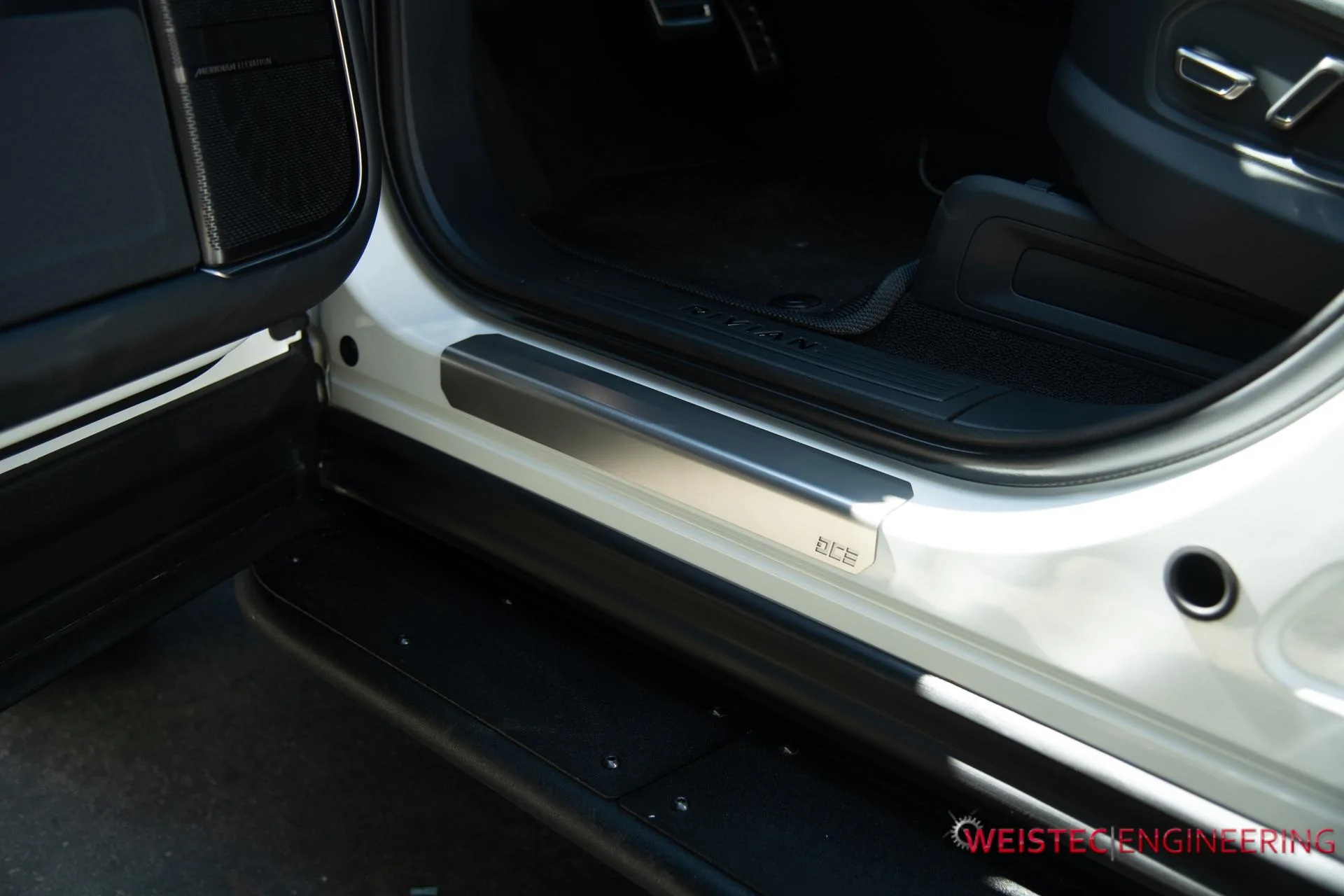 Rivian R1T R1S Door Sill Protection for your Rivian now available from DCE! door sill_6