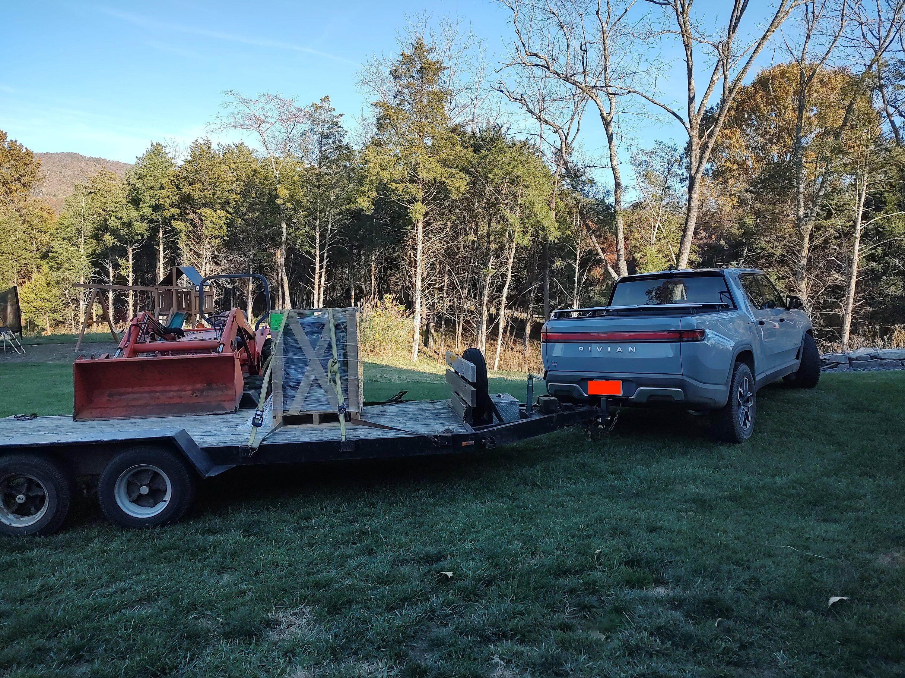 Rivian R1T R1S Towing + Efficiency: Please post your experience! IMG_20221021_170120429