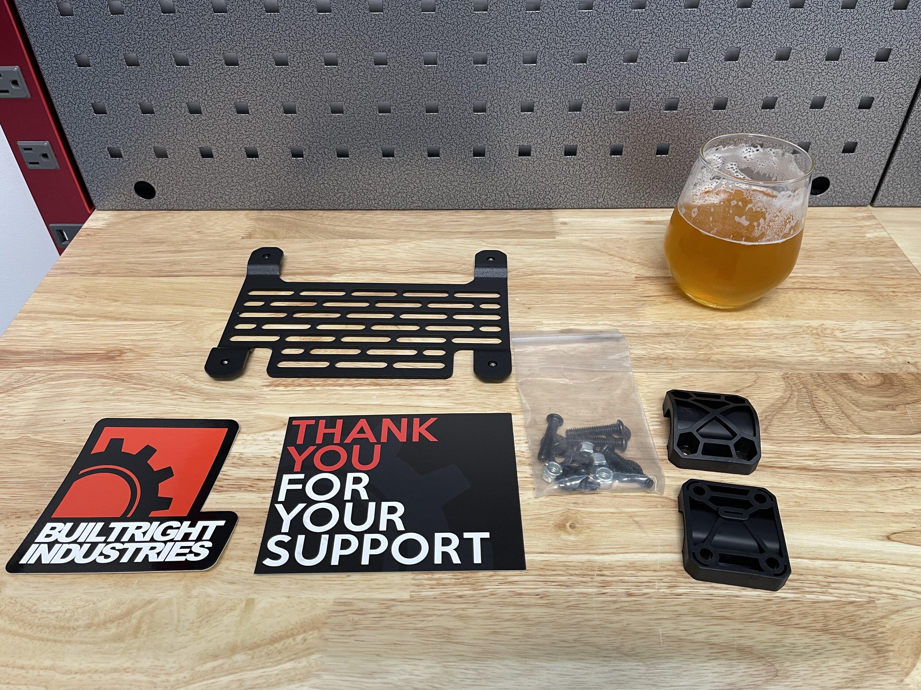 Rivian R1T R1S "Brutally honest" BuiltRight Industries License Plate Mount Review 2