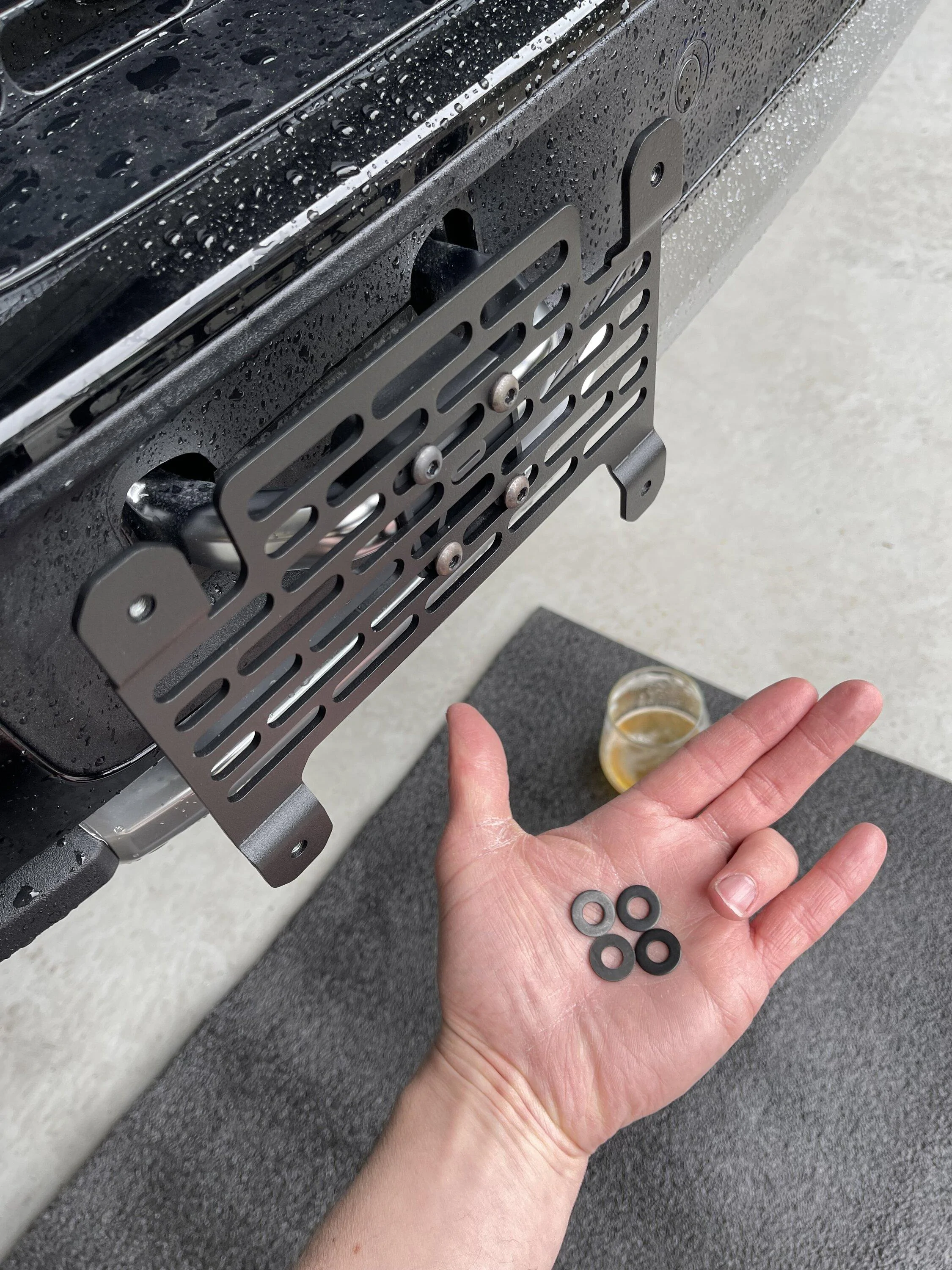 Rivian R1T R1S "Brutally honest" BuiltRight Industries License Plate Mount Review 5
