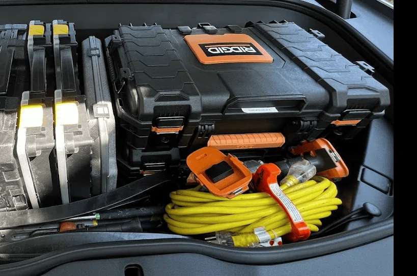 Rivian R1T R1S DeWALT 28” Tool Box fits in Gear Tunnel fef