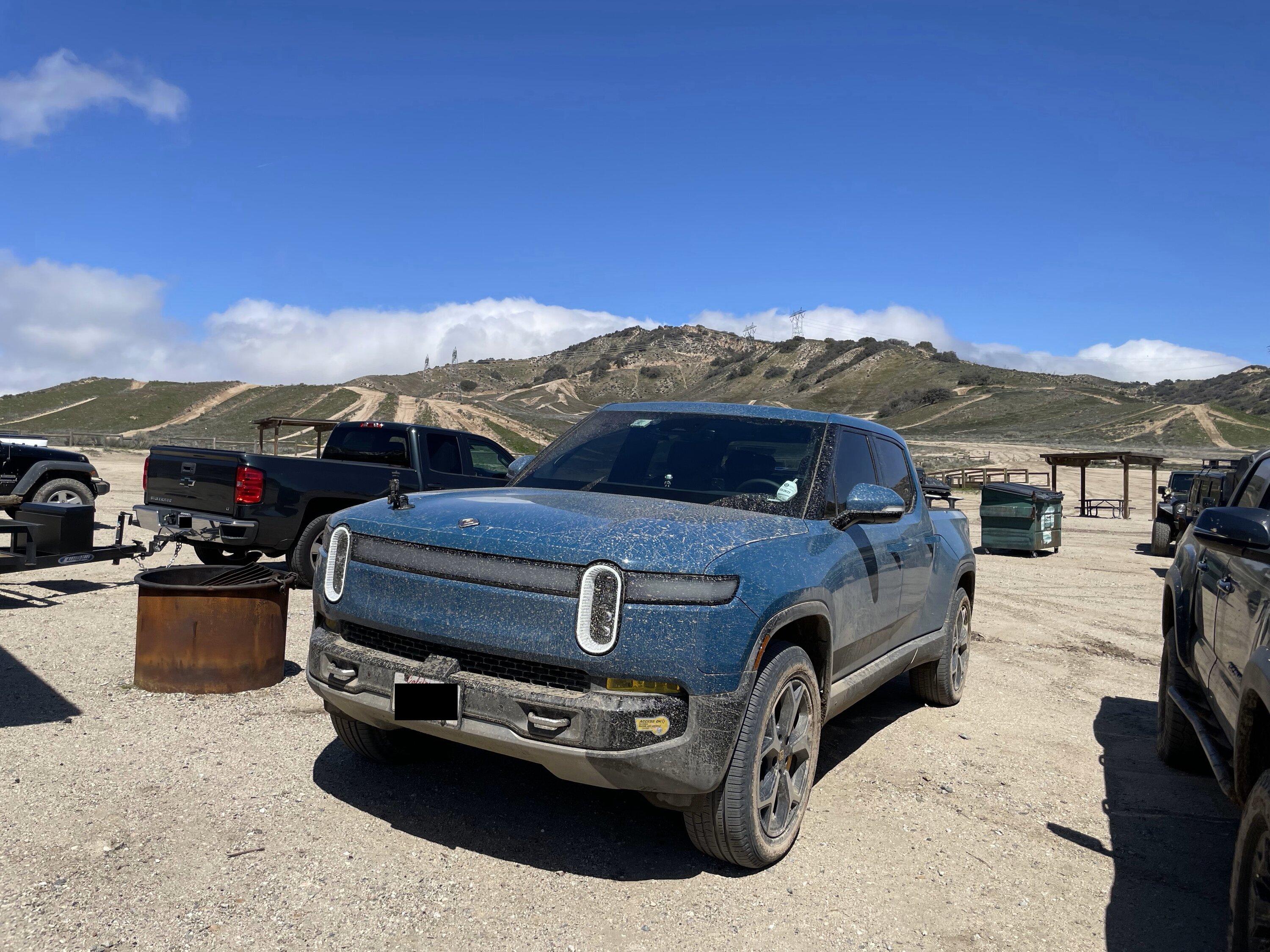 Rivian R1T R1S Took My R1T Off-roading at Hungry Valley OHV 11