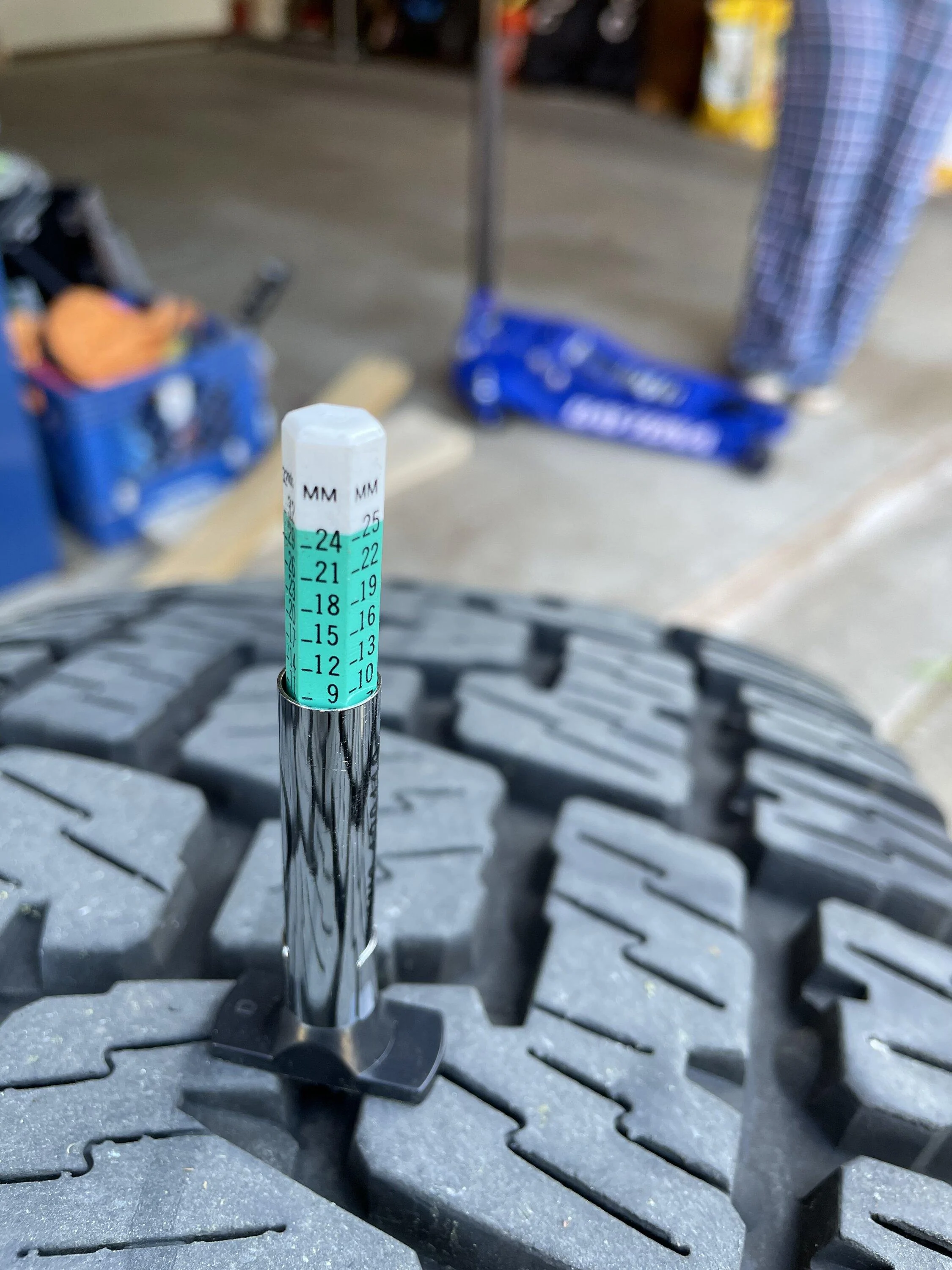 Rivian R1T R1S My first 5 tire rotation at 5K miles, completed 2F8DFBA4-E4EA-4A22-A6DD-73E14002E7EC