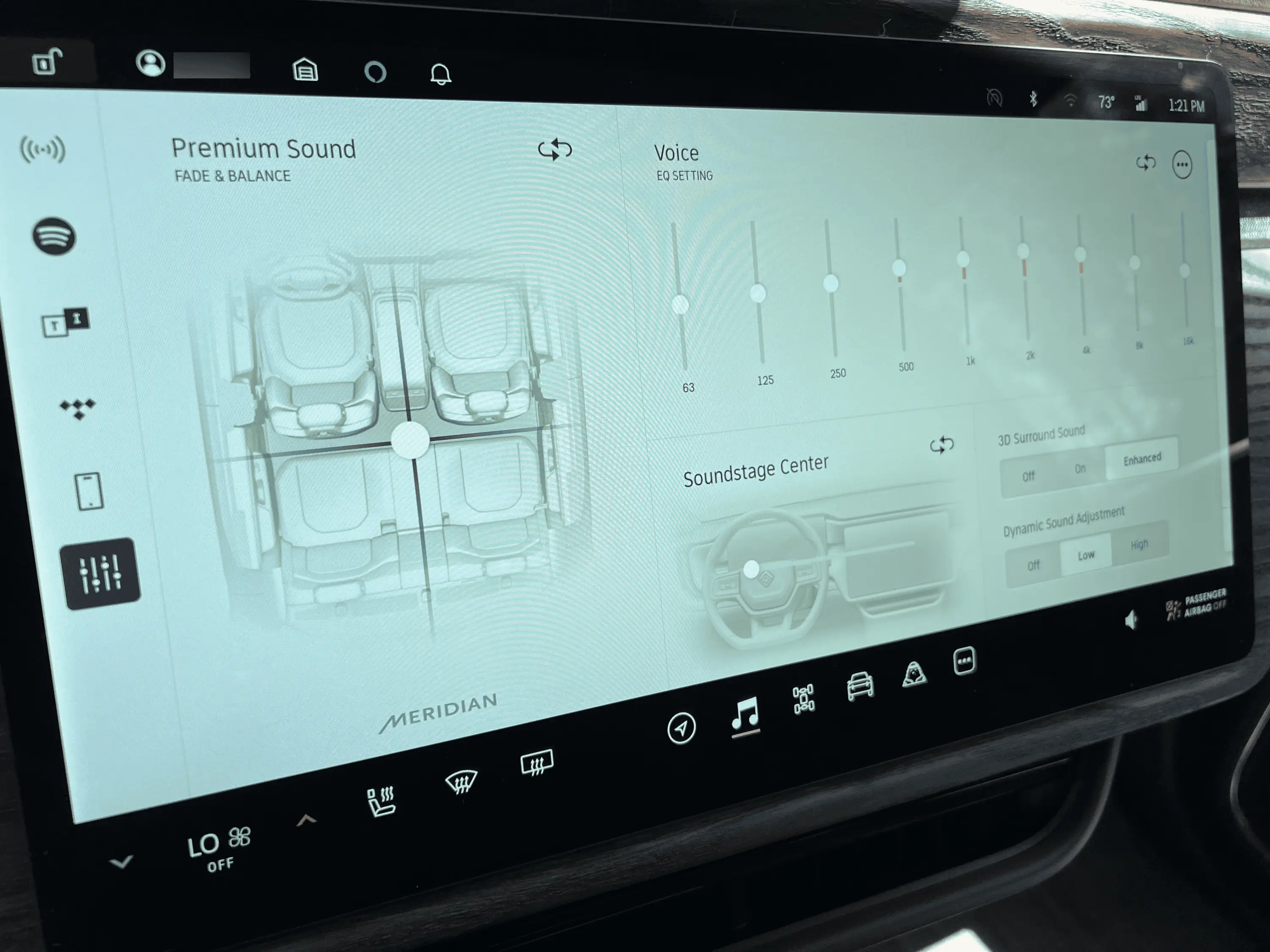 Rivian R1T R1S Rivian confirms no Meridian Sound System in my R1S. It has in-house audio system IMG_3651