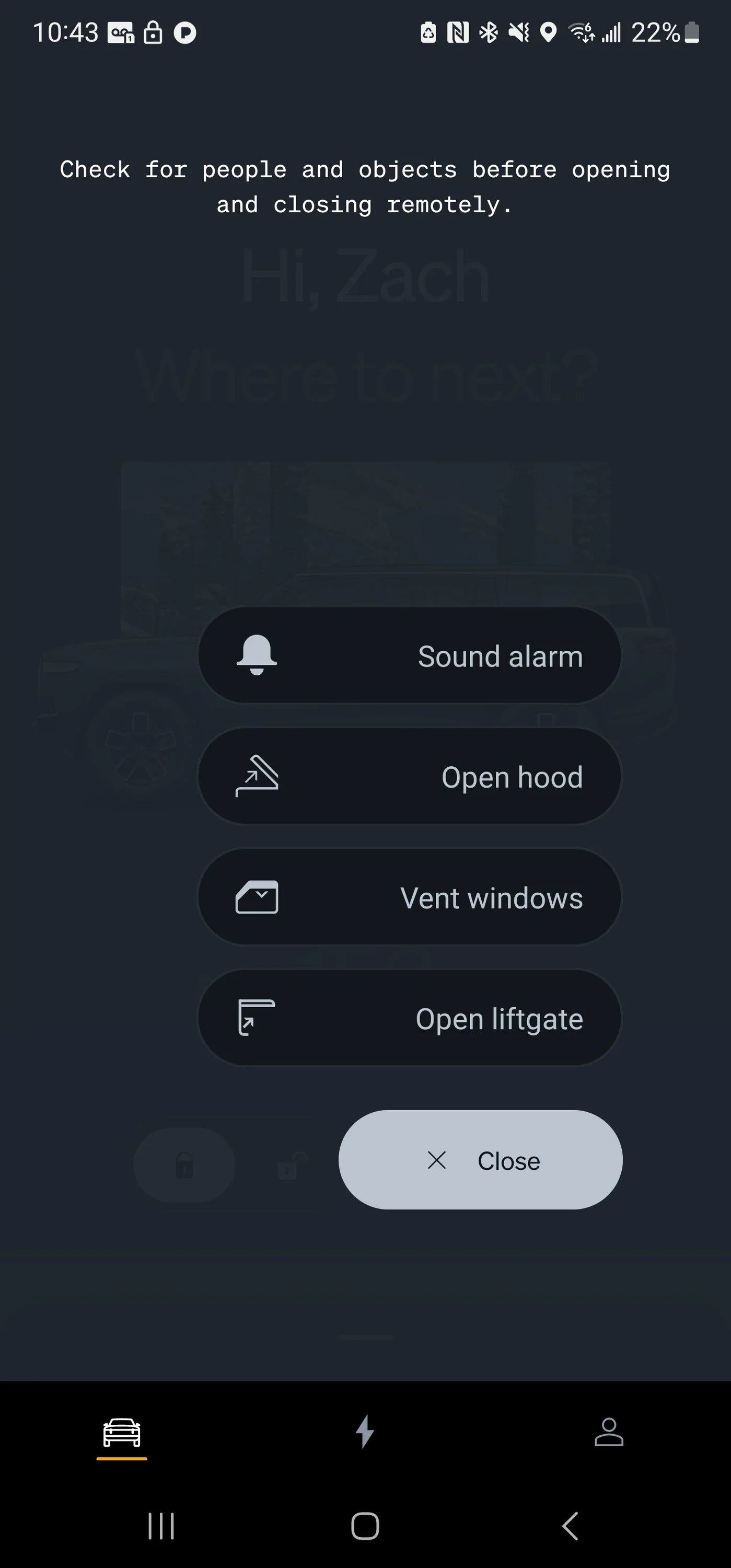 Rivian R1T R1S 2023.10.0 software update OTA released. Includes  Tesla Supercharger network option and 12v battery draining issue fix Screenshot_20230328_224332_Rivian