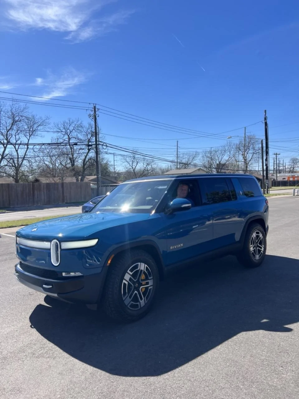 Rivian R1T R1S Trade your Rivian Blue R1S for my Red Model S Plaid? IMG_2648 Larg