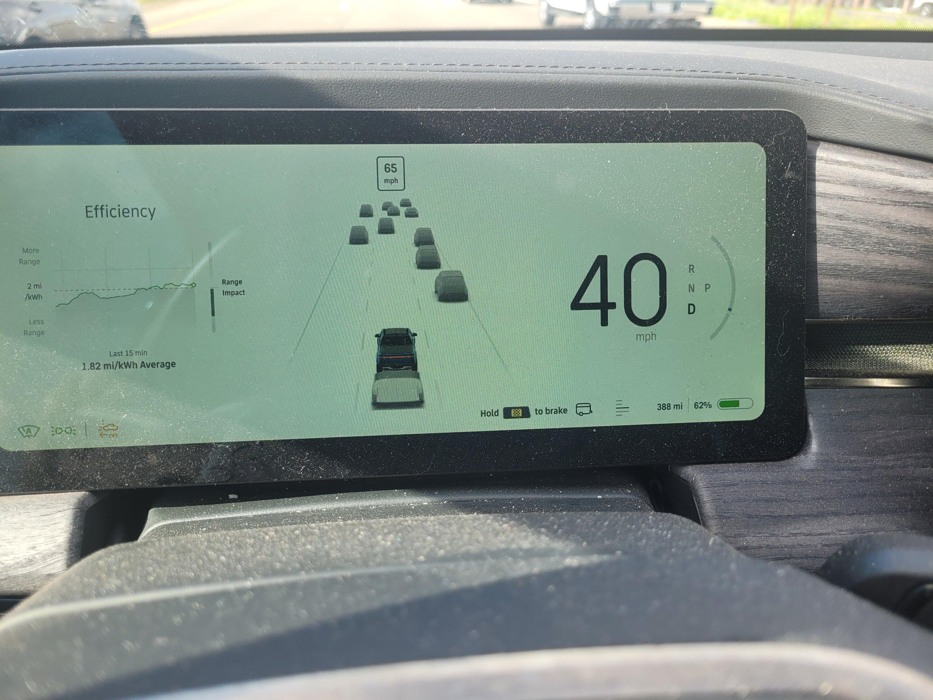 Rivian R1T R1S Anyone notice strange results towing after the latest software update? 20230330_155141