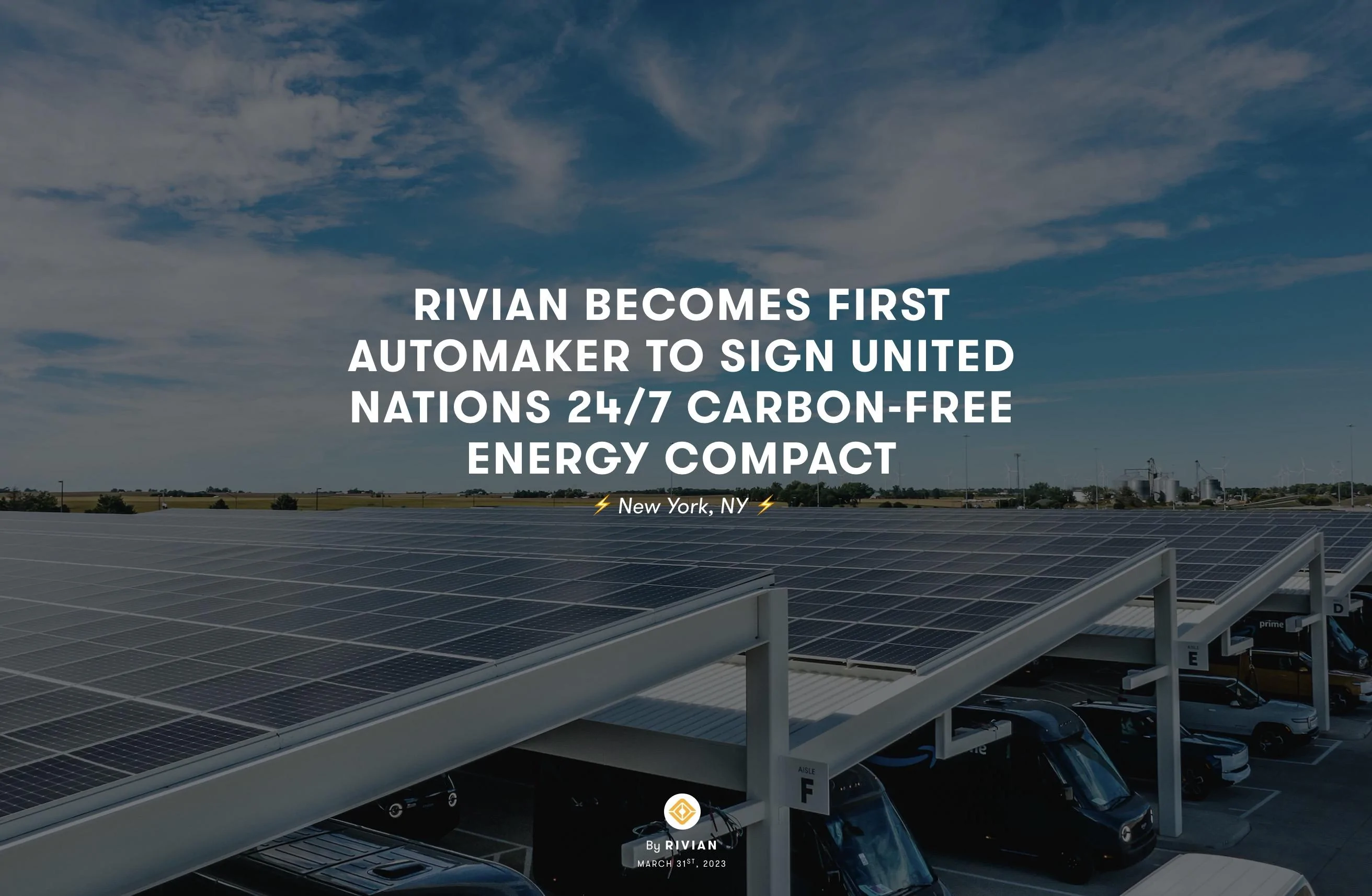 Rivian R1T R1S Official: Rivian becomes first automaker to sign the United Nations 24/7 Energy Compact Screenshot 2023-03-31 at 11.25.50 AM