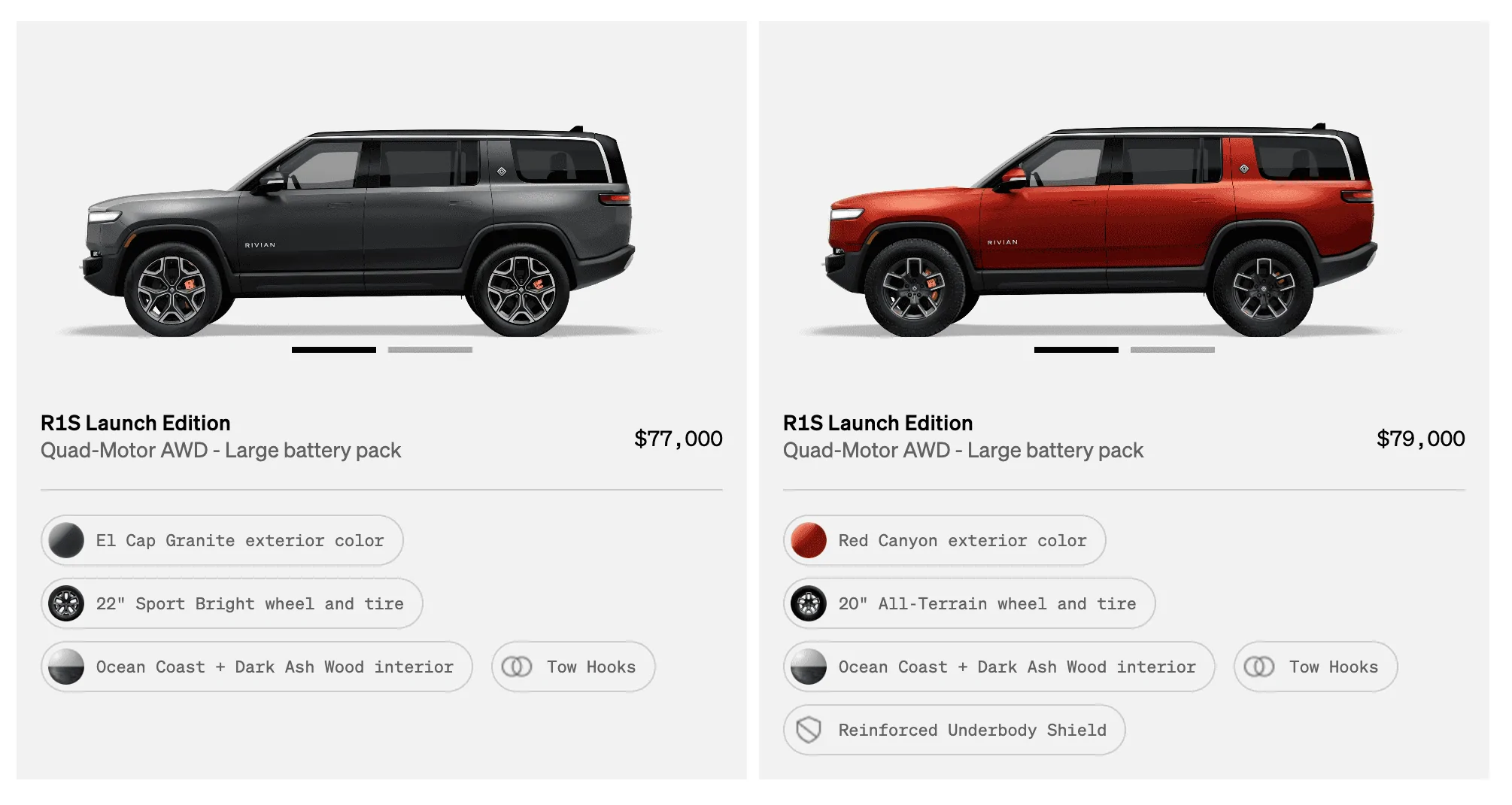 Rivian R1T R1S R1S Shop access live with lots of inventory! Screen Shot 2023-03-31 at 12.16.52 PM