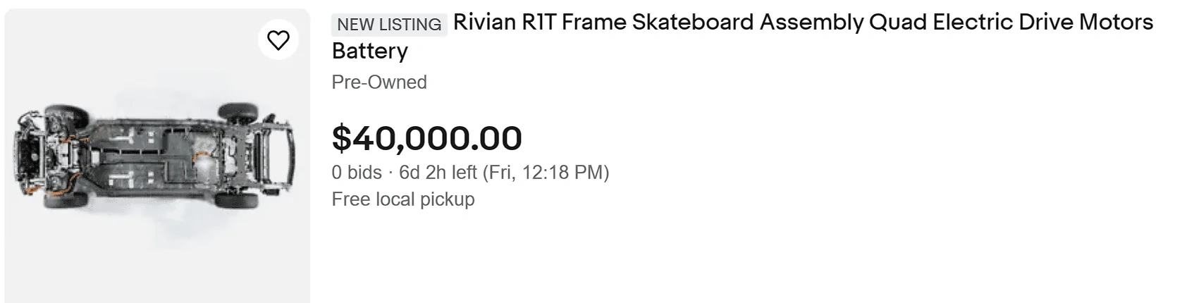 Rivian R1T R1S IIHS-crashed Rivians on Ebay 1680356343383