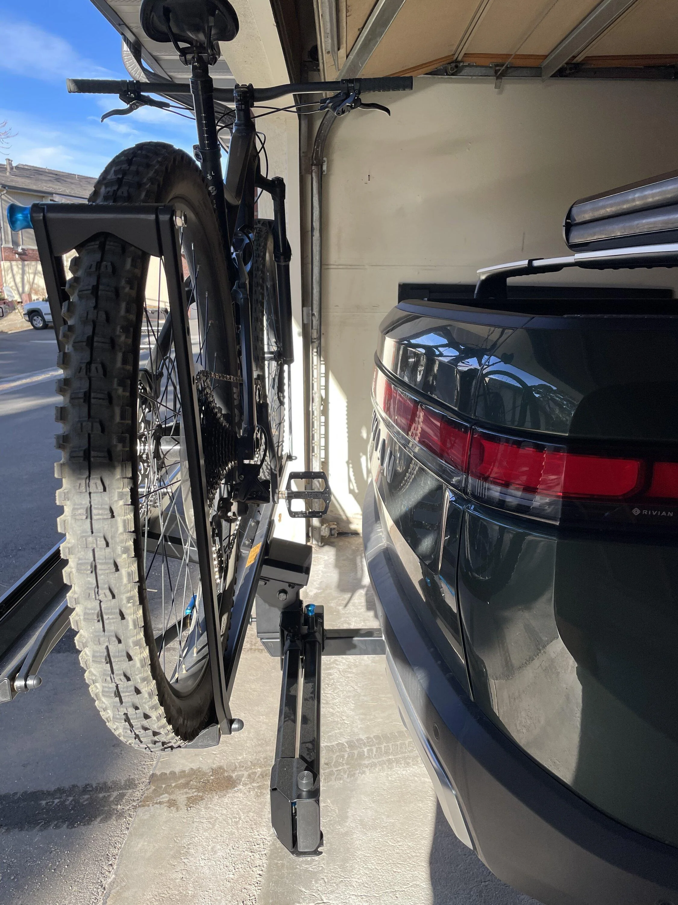 Rivian R1T R1S RockyMounts AfterParty Hitch rack - installed photos & review 9BFCCD15-129E-4E00-9A8A-7210CD7D40F1