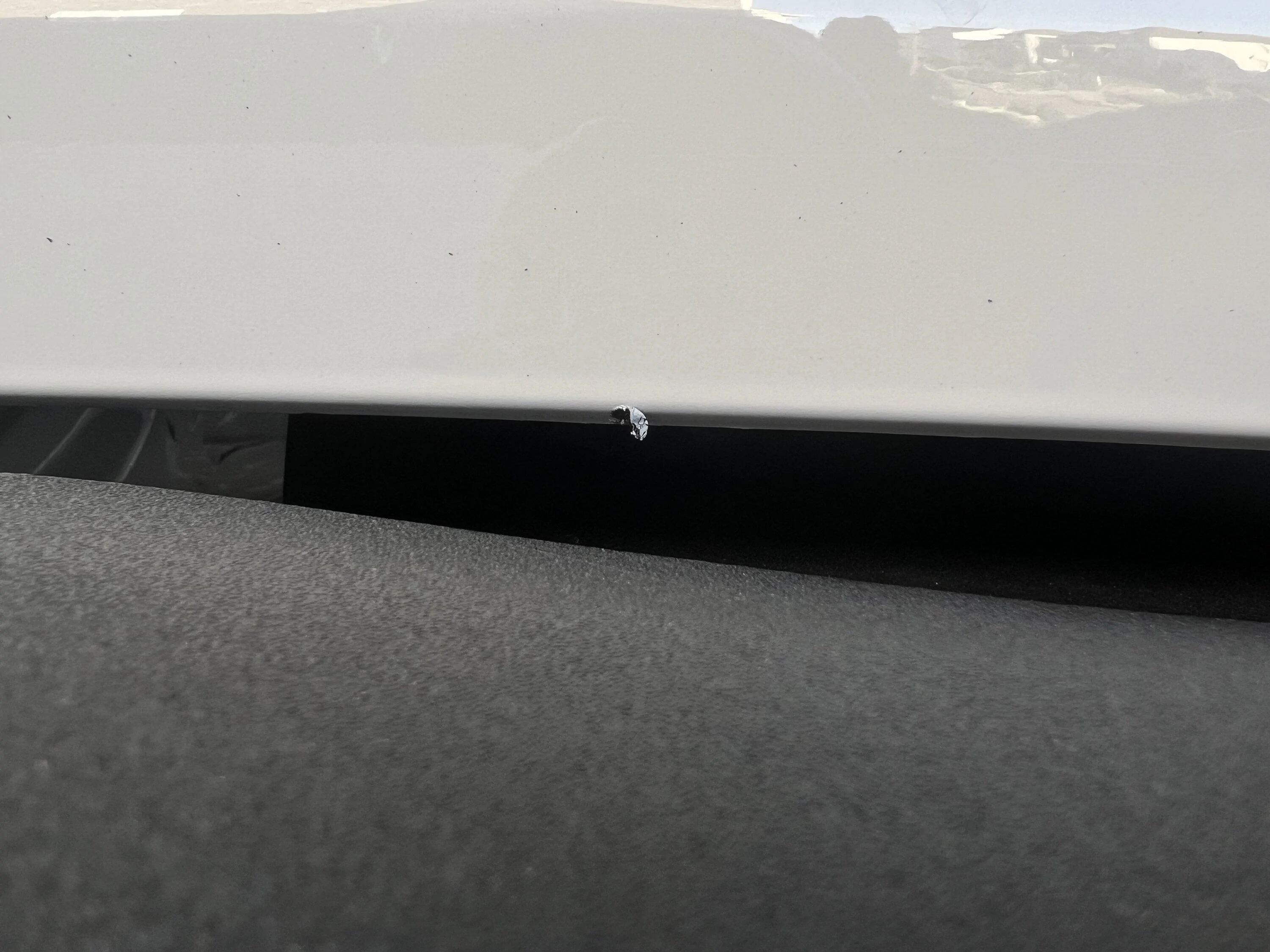 Rivian R1T R1S In what world are these types of paint issues acceptable on new R1S? IMG_4717