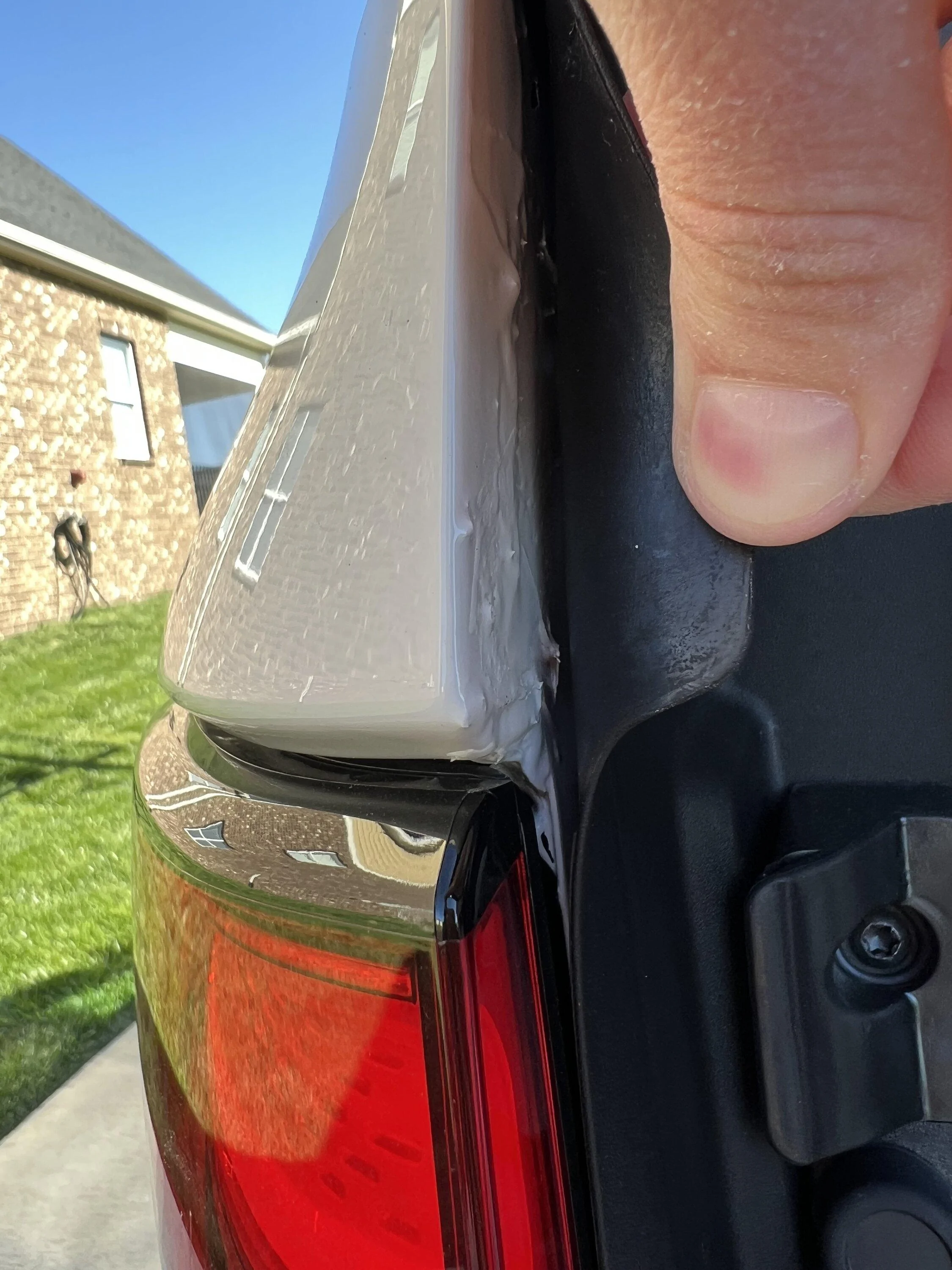 Rivian R1T R1S In what world are these types of paint issues acceptable on new R1S? IMG_4743
