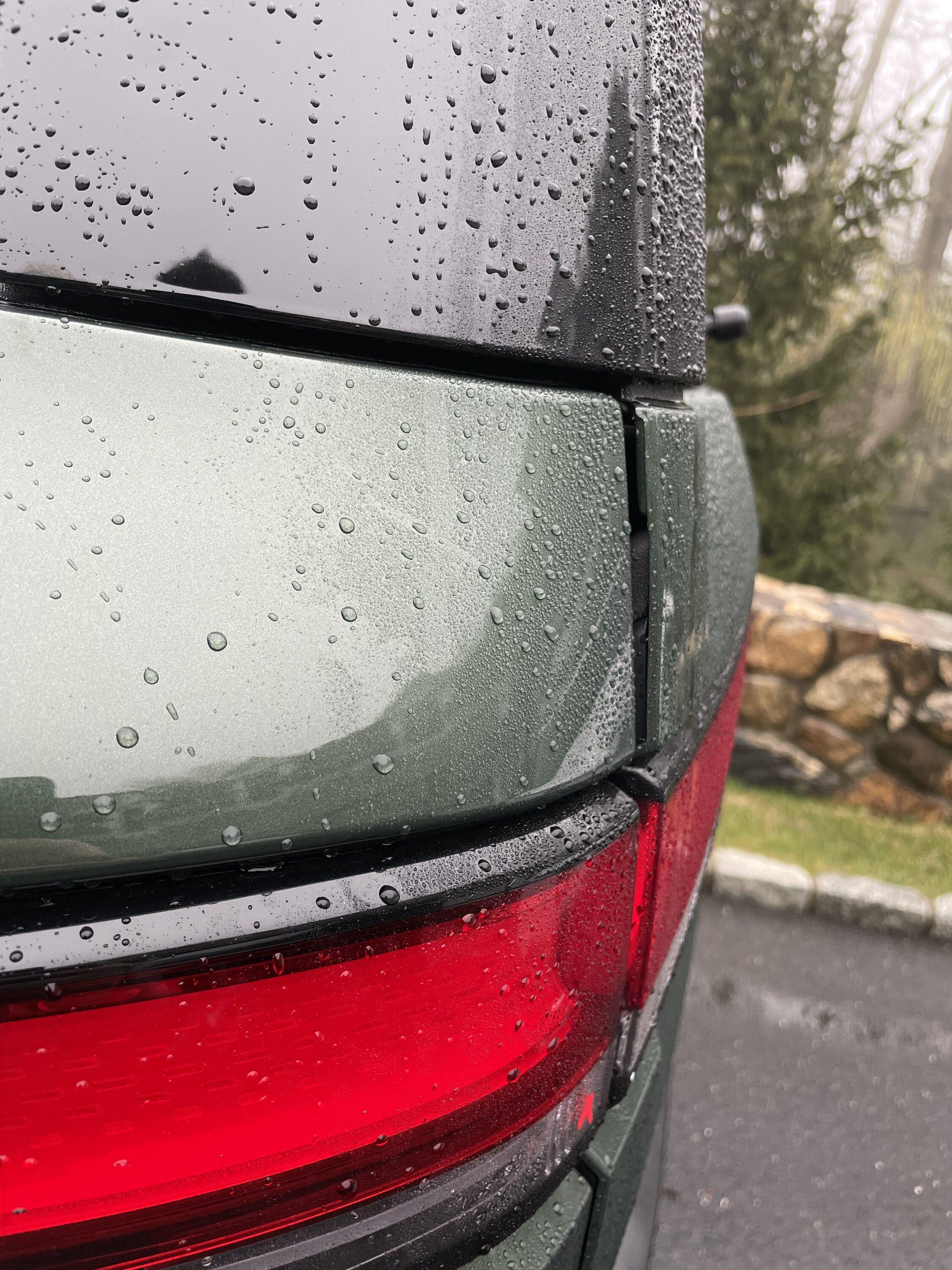 Rivian R1T R1S R1S rear door gap - fixable? DBCD68D2-B26B-440E-B401-10FA2455AAA8