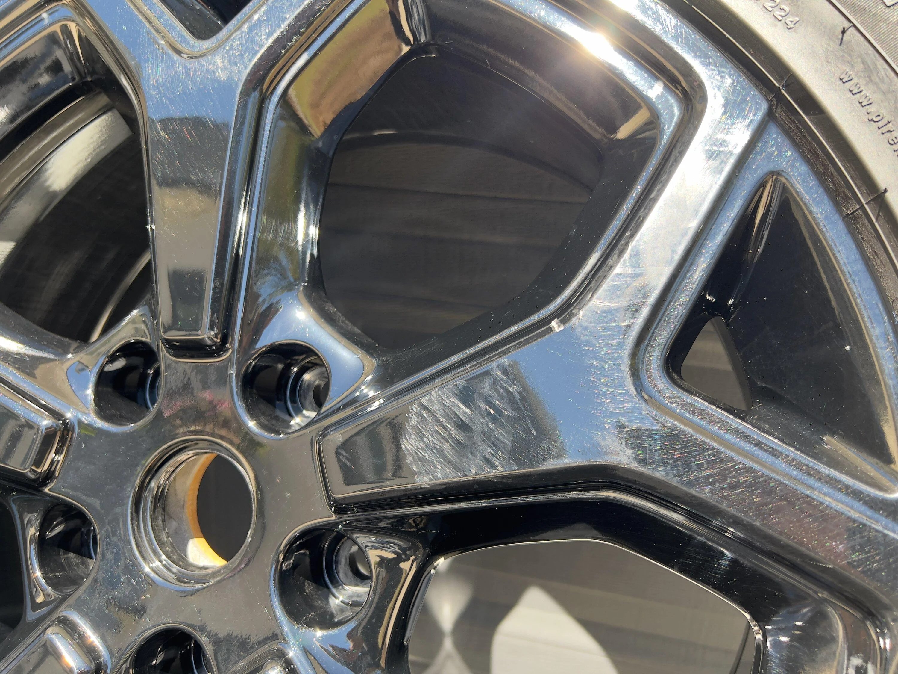 Rivian R1T R1S LOWERED PRICE Selling 21" Road Wheels (Blacked), Tires (1,913mi), Aero Covers & Center Caps Rivian Wheels 3