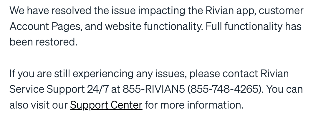 Rivian R1T R1S App down? Screenshot 2023-04-03 at 7.58.27 PM