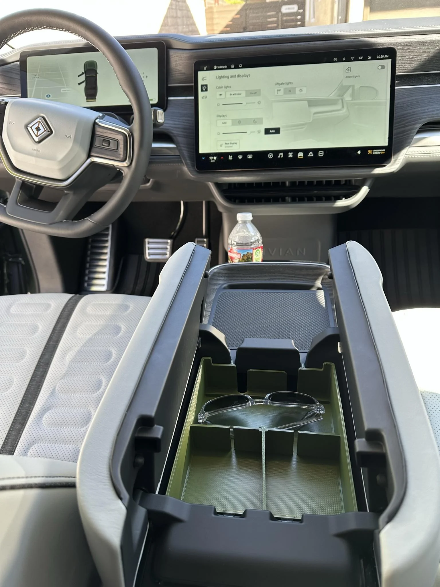 Rivian R1T R1S Recent Delivery: R1S Adventure Package, Forest Green/Ocean Coast/Ash Interior IMG_0588