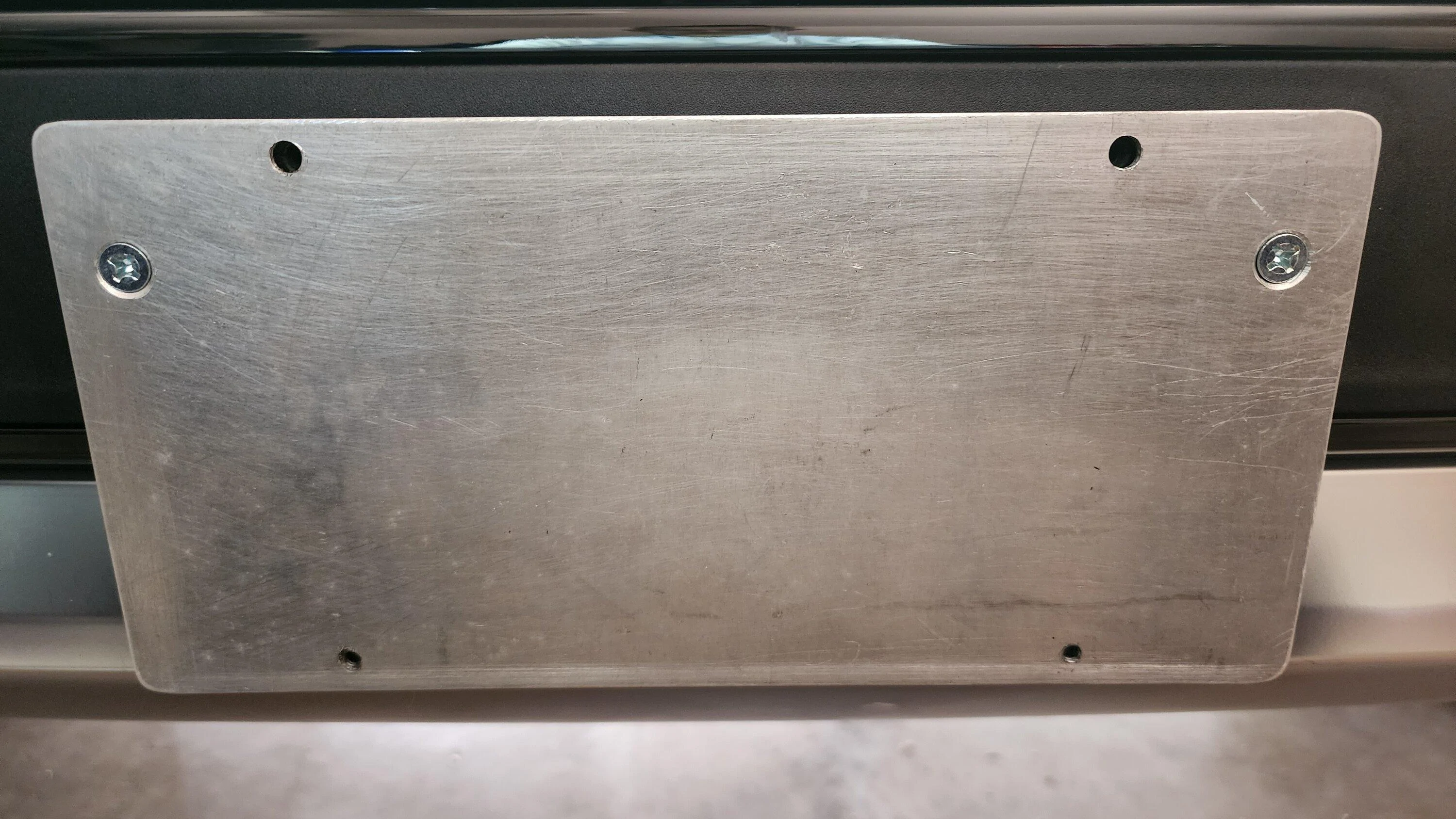 Rivian R1T R1S My DIY Front Plate Mount 20230404_145835