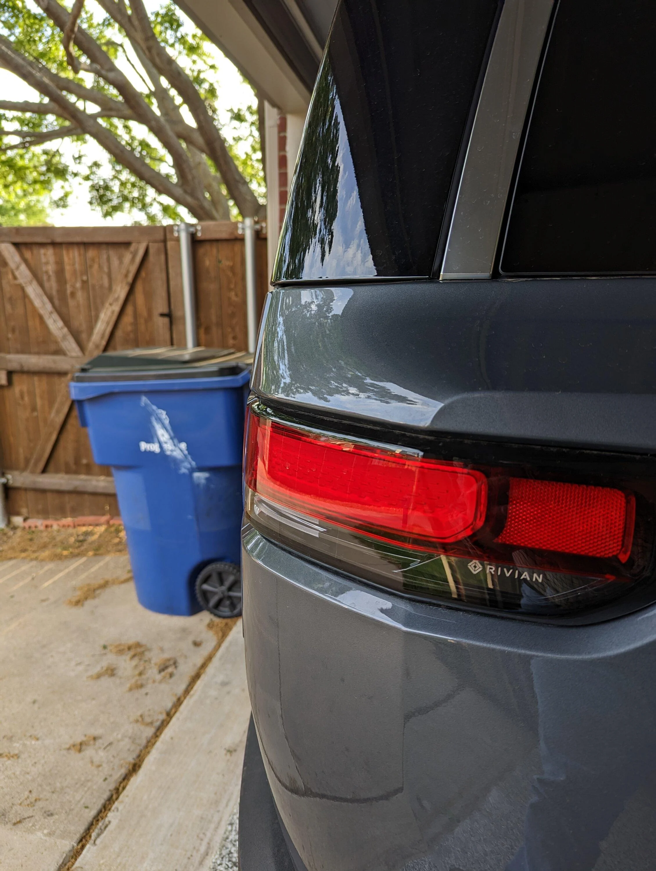 Rivian R1T R1S R1S rear door gap - fixable? PXL_20230405_233734549