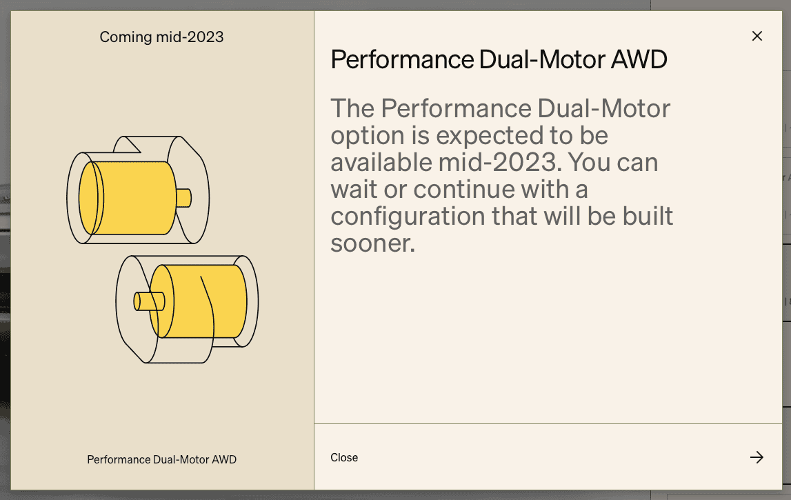 Rivian R1T R1S R1T Max Pack + Dual Motor range update from Rivian: 335, 360 and 400 miles range Screenshot 2023-04-06 at 7.56.39 AM