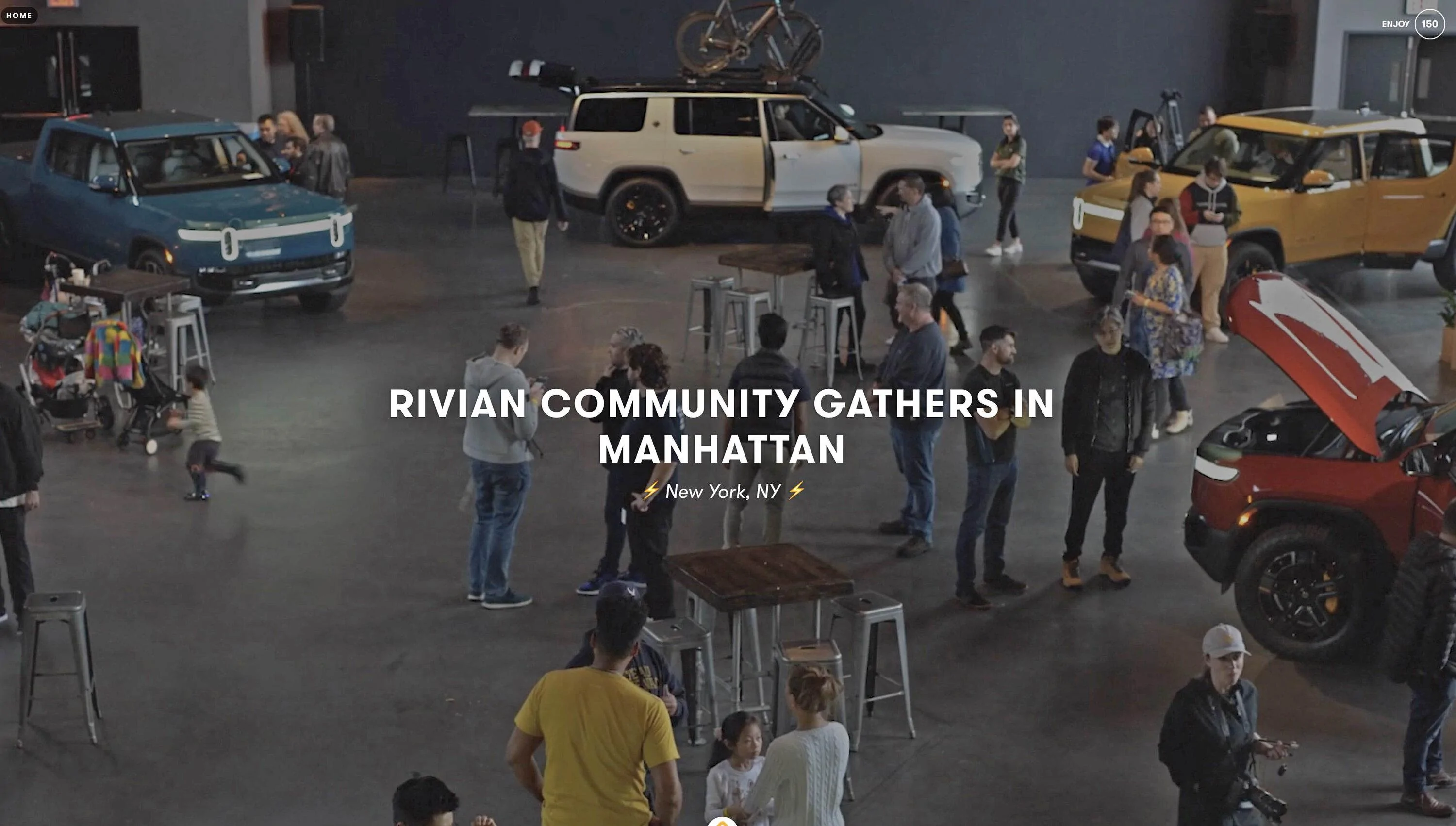 Rivian R1T R1S Rivian Story Feature: Rivian Community Gathers in Manhattan Screenshot 2023-04-07 at 1.52.32 PM