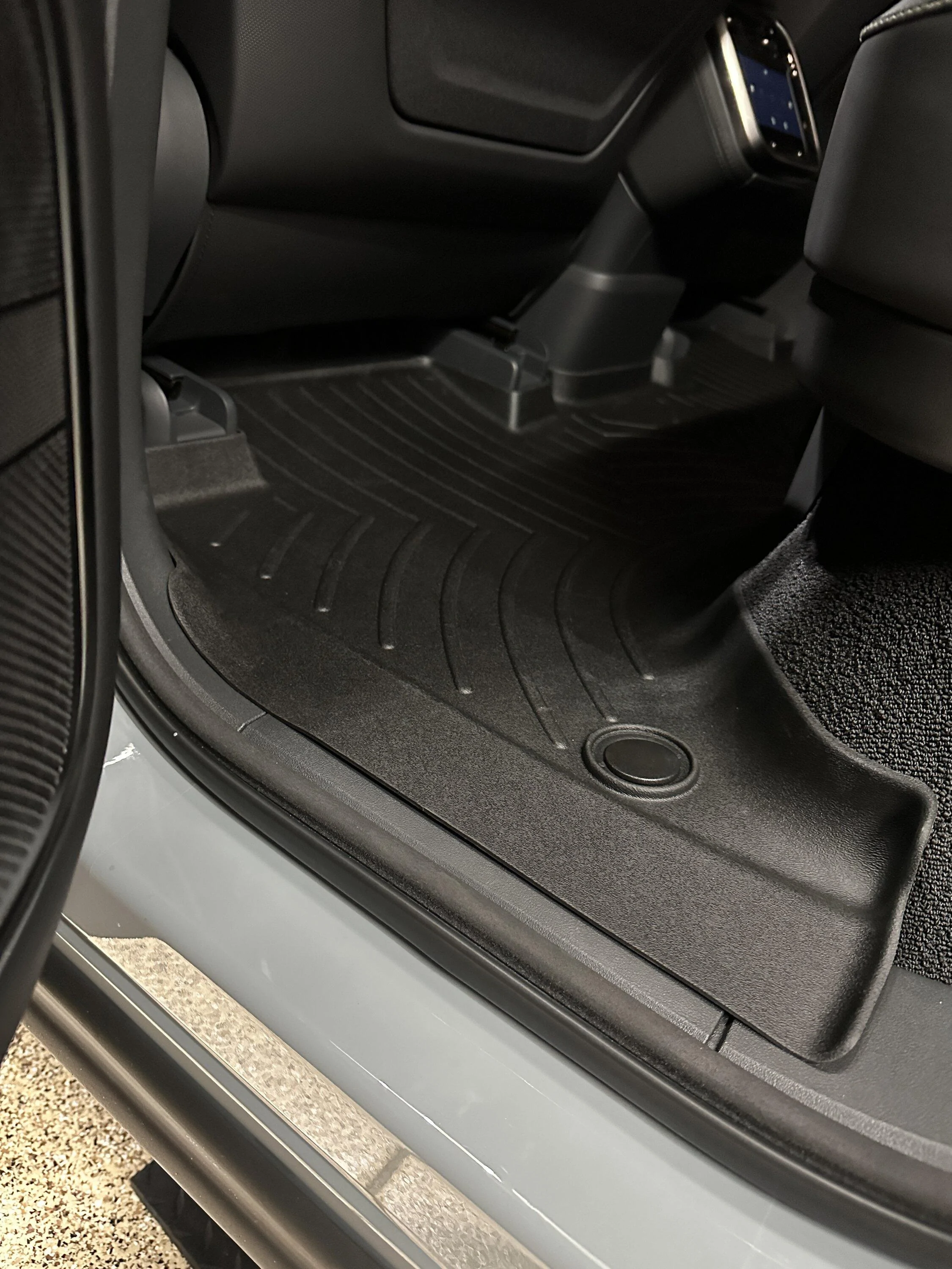 Rivian R1T R1S WeatherTech 2nd row floor liners available for R1T 1FB5EE41-266D-491C-8207-D6B700B940B6