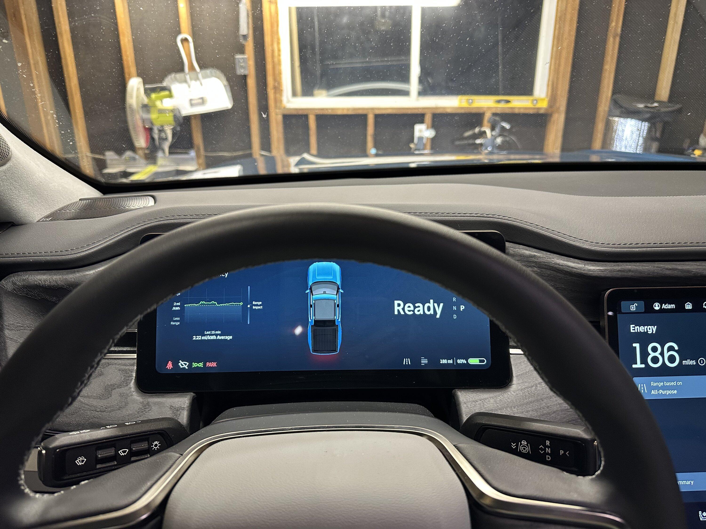 Rivian R1T R1S Anyone else have this instrument screen viewing problem? 34FECFE8-34FF-40C0-BAA5-C563602EBB89