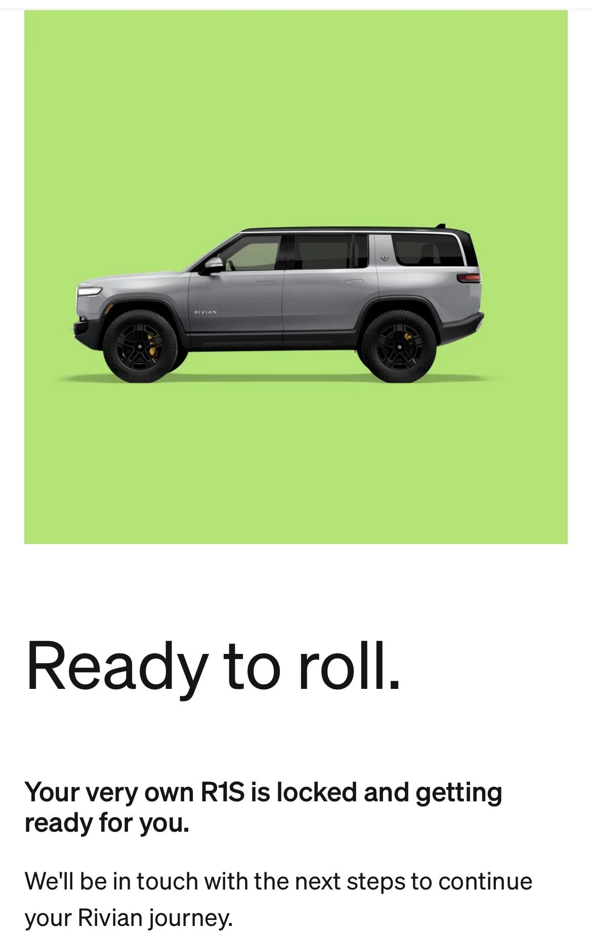 Rivian R1T R1S R1S LA Silver new delivery estimates C8BB73E0-D100-4BF5-B054-BABF1DE503AF