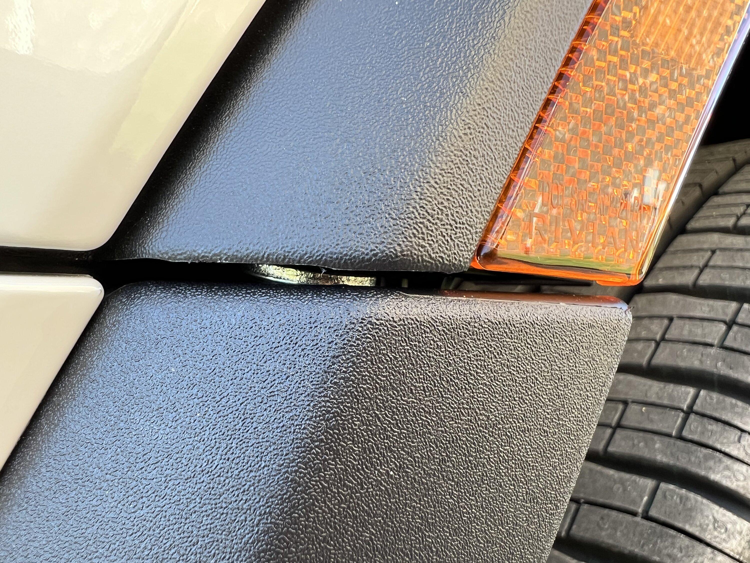 Rivian R1T R1S In what world are these types of paint issues acceptable on new R1S? IMG_4757