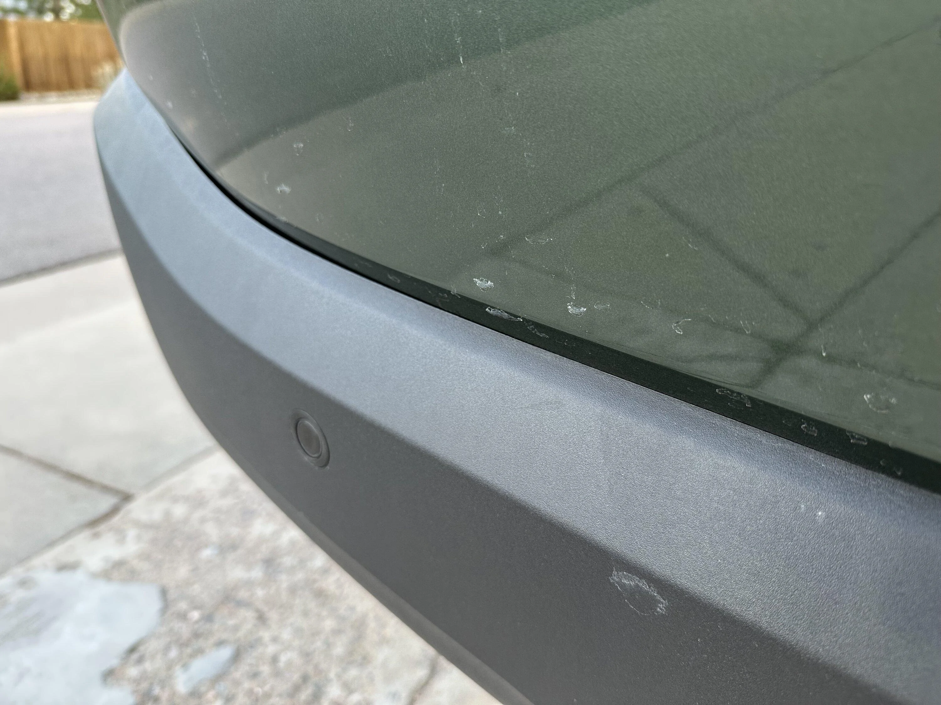 Rivian R1T R1S Gap on molding near tailgate IMG_3227